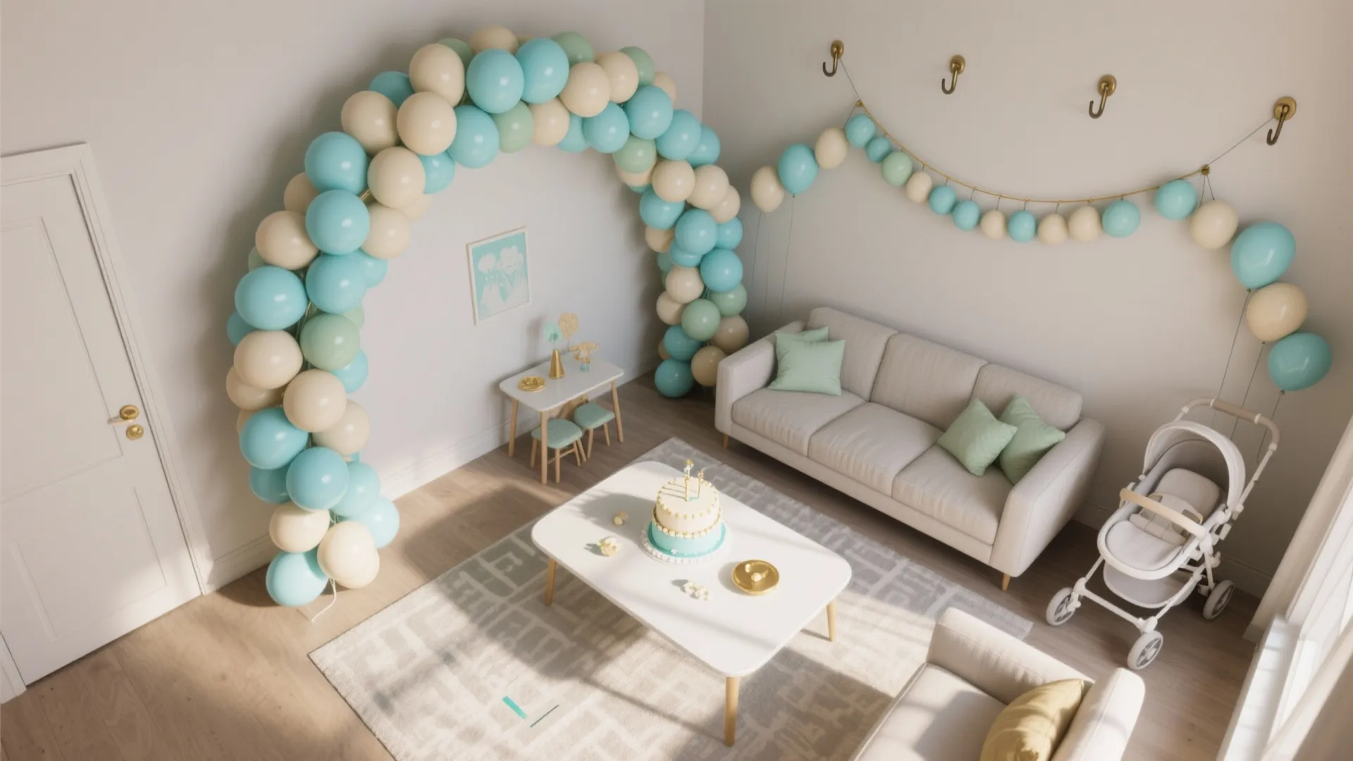 2) Elevated Balloon Moment, Minimal Footprint