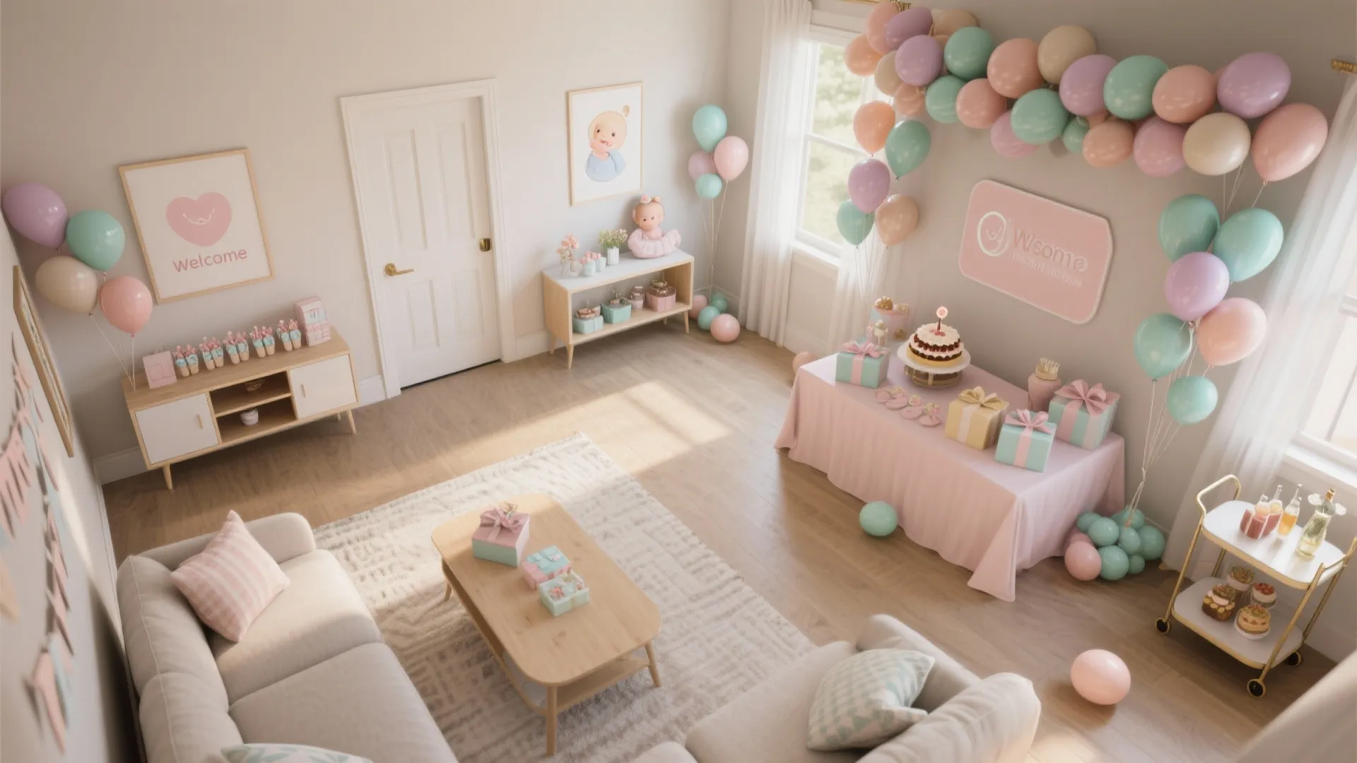 Zoning the Room with Balloons & Flow