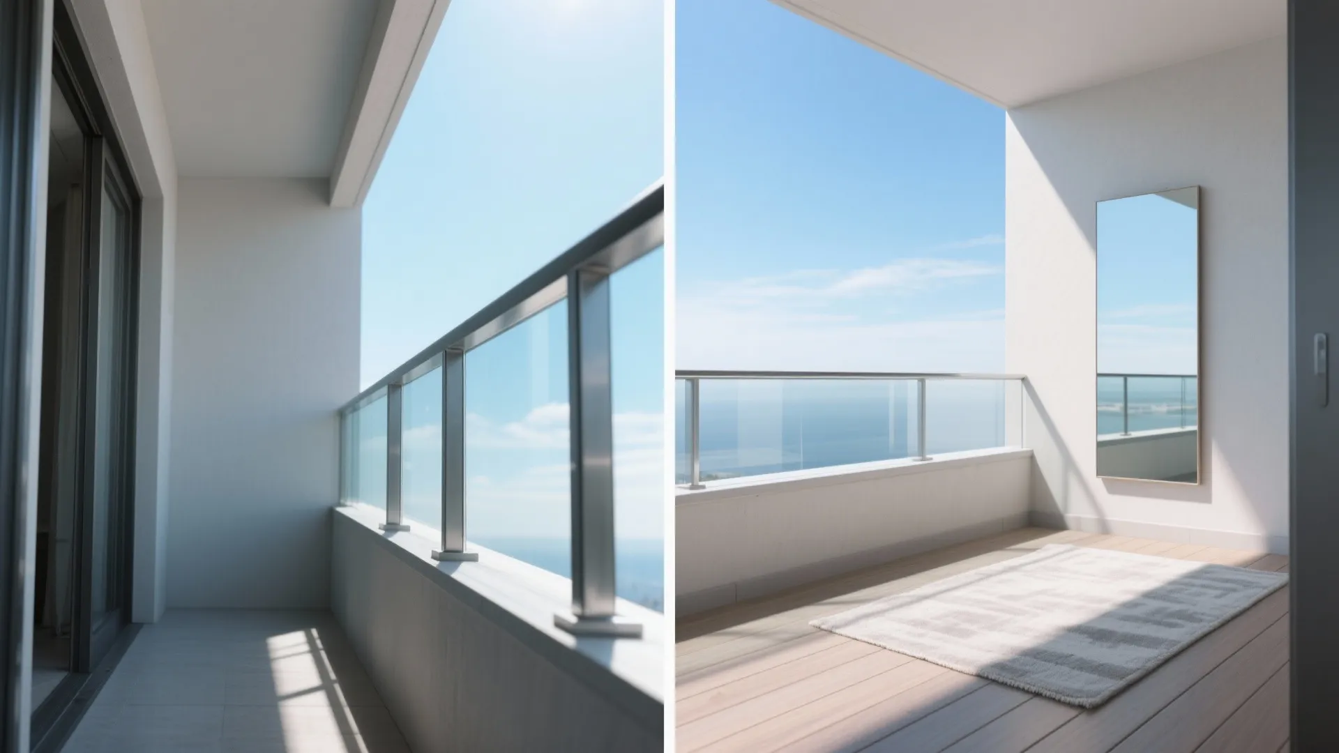 Light, glass, and view tricks