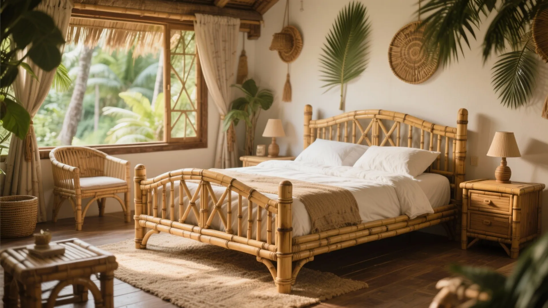 2. Handmade Bamboo Furniture