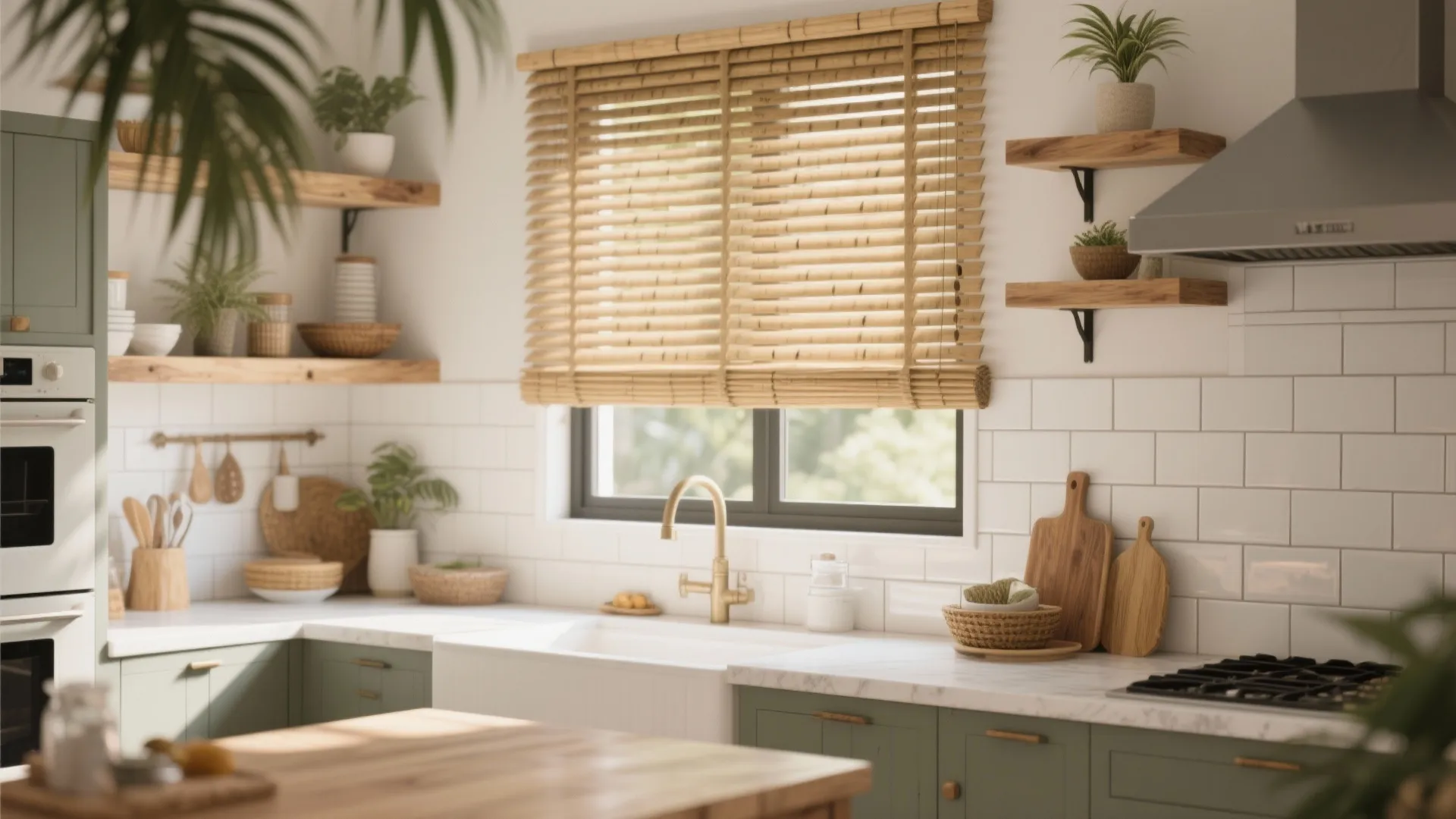 4. Bamboo blinds