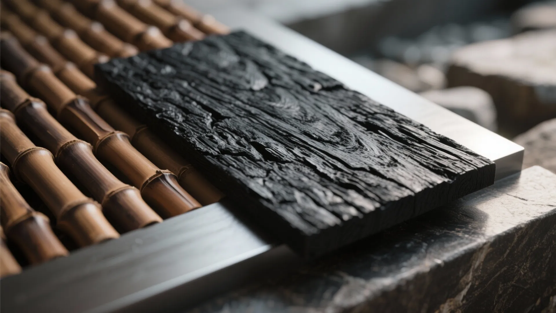 Charred Bamboo (Inspired by Shou Sugi Ban) for Durability