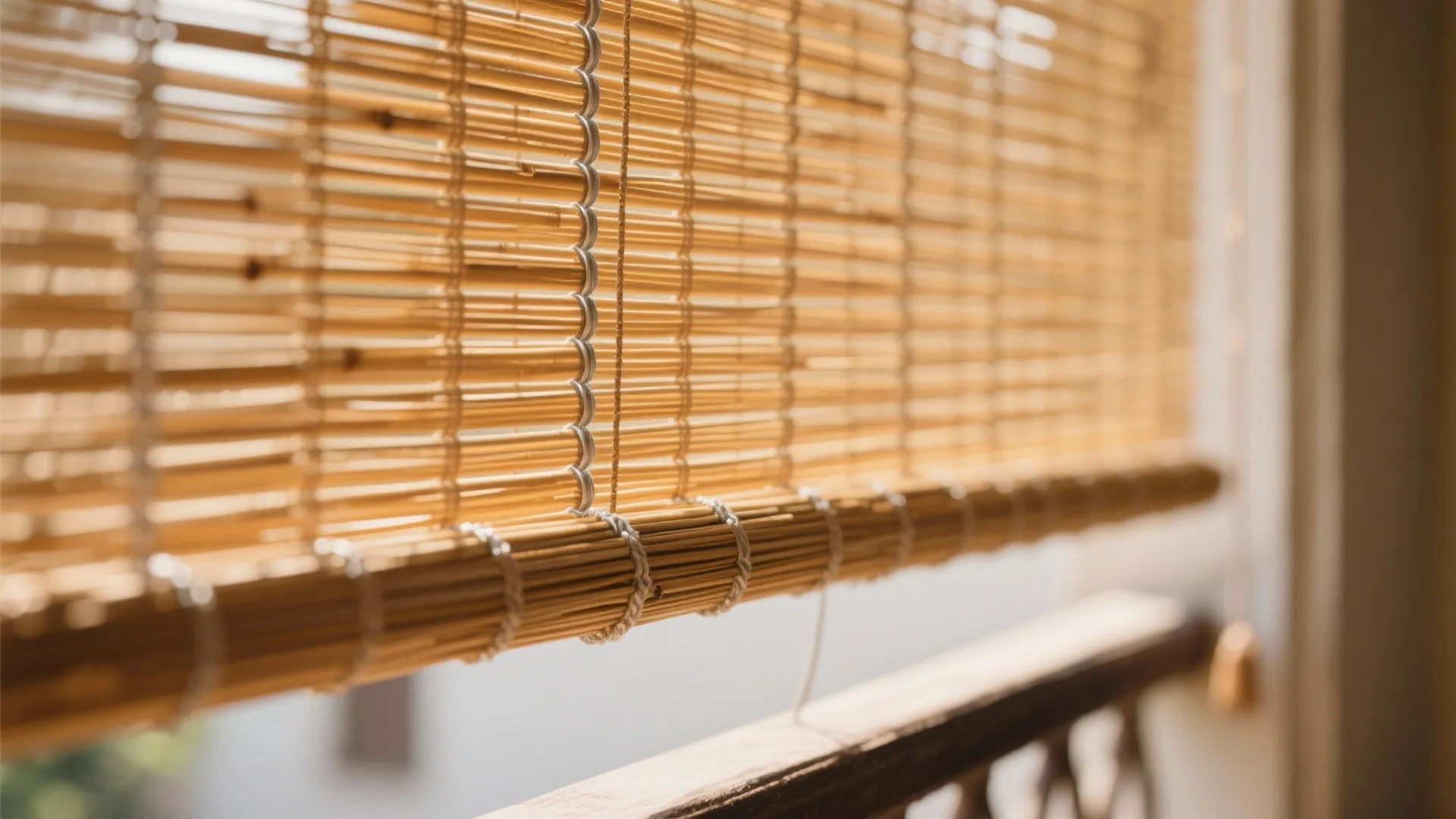 3) Chick blinds and bamboo screens—updated classics