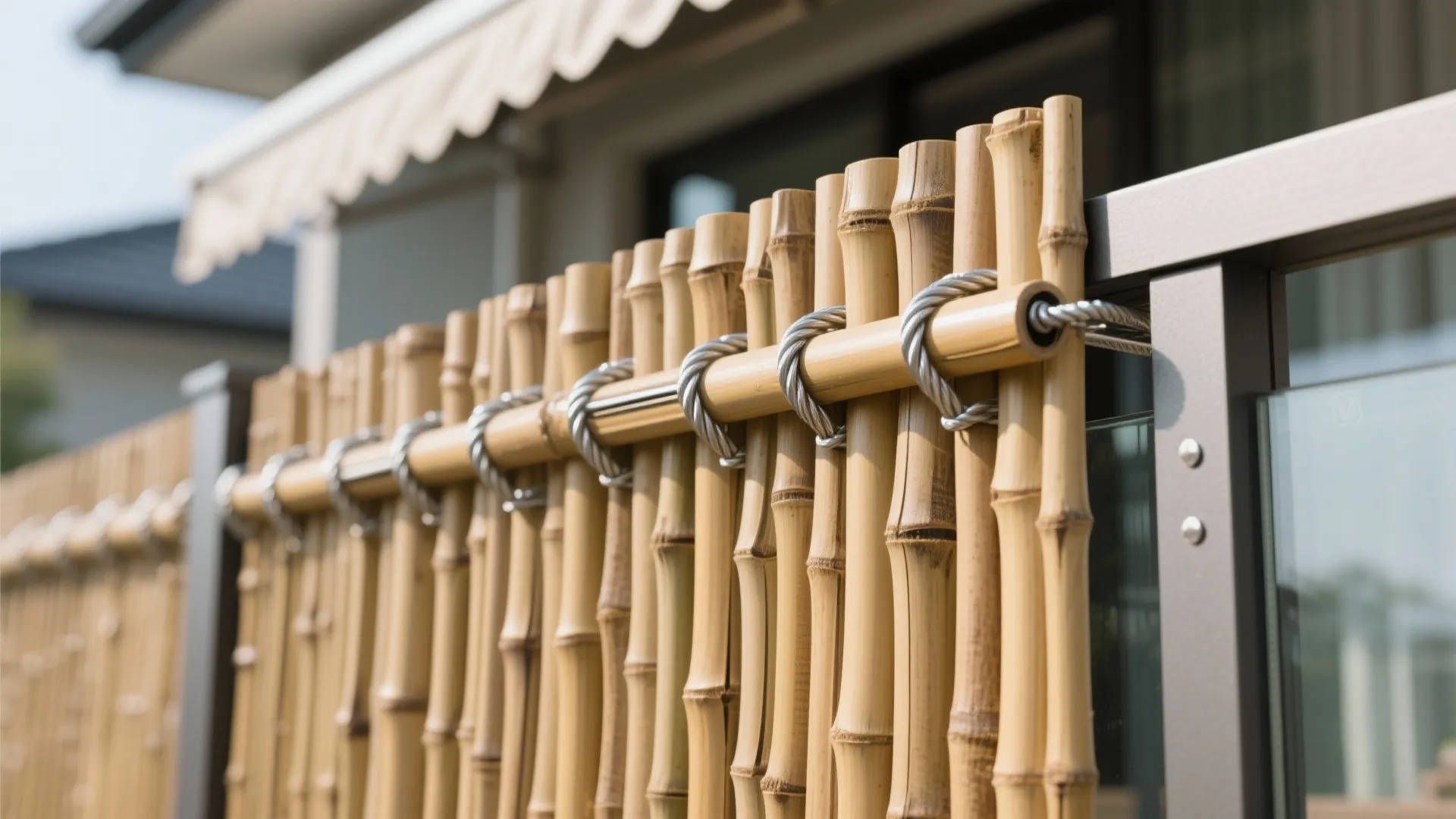 Shade and Privacy: Bamboo Screens and Retractable Awnings