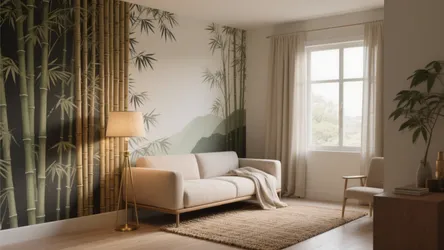 5 Bamboo Wall Painting Design Ideas for Small Spaces