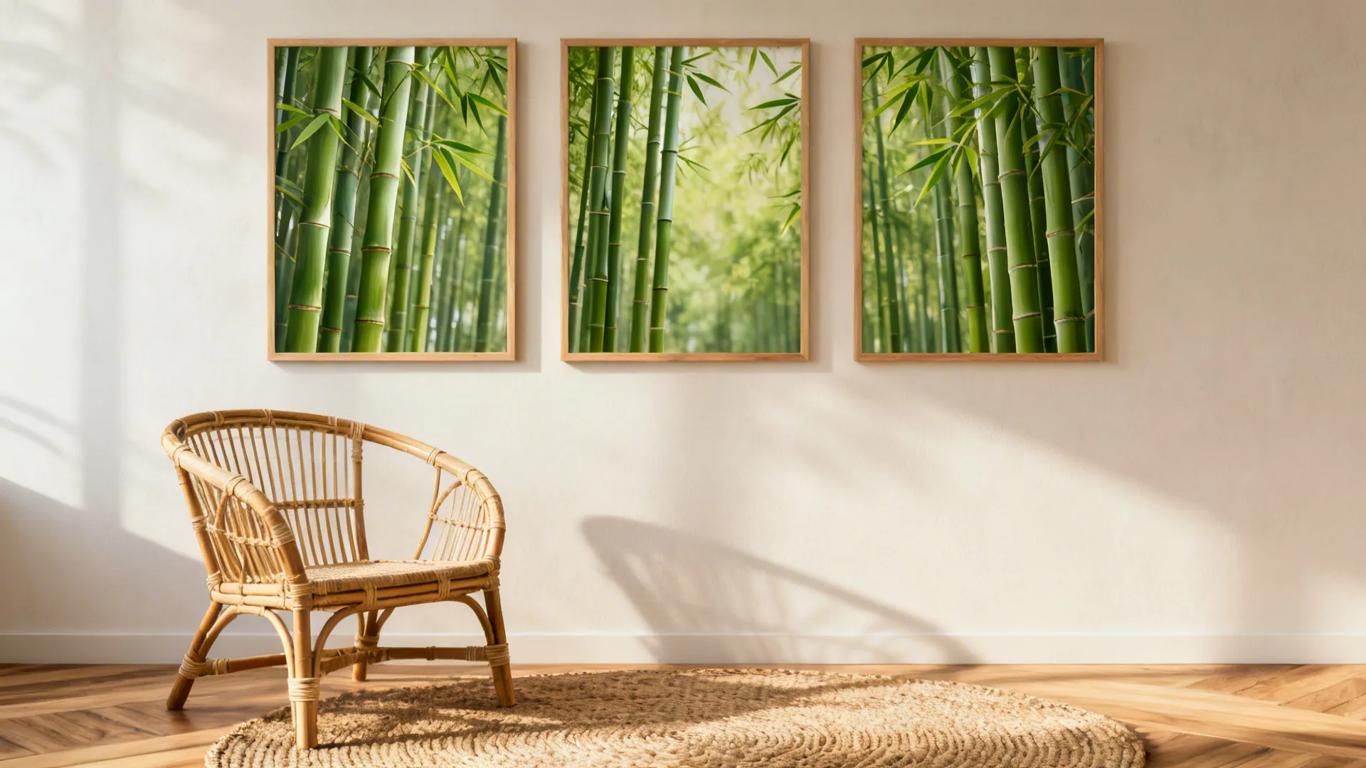 2. Bamboo Motif Panels