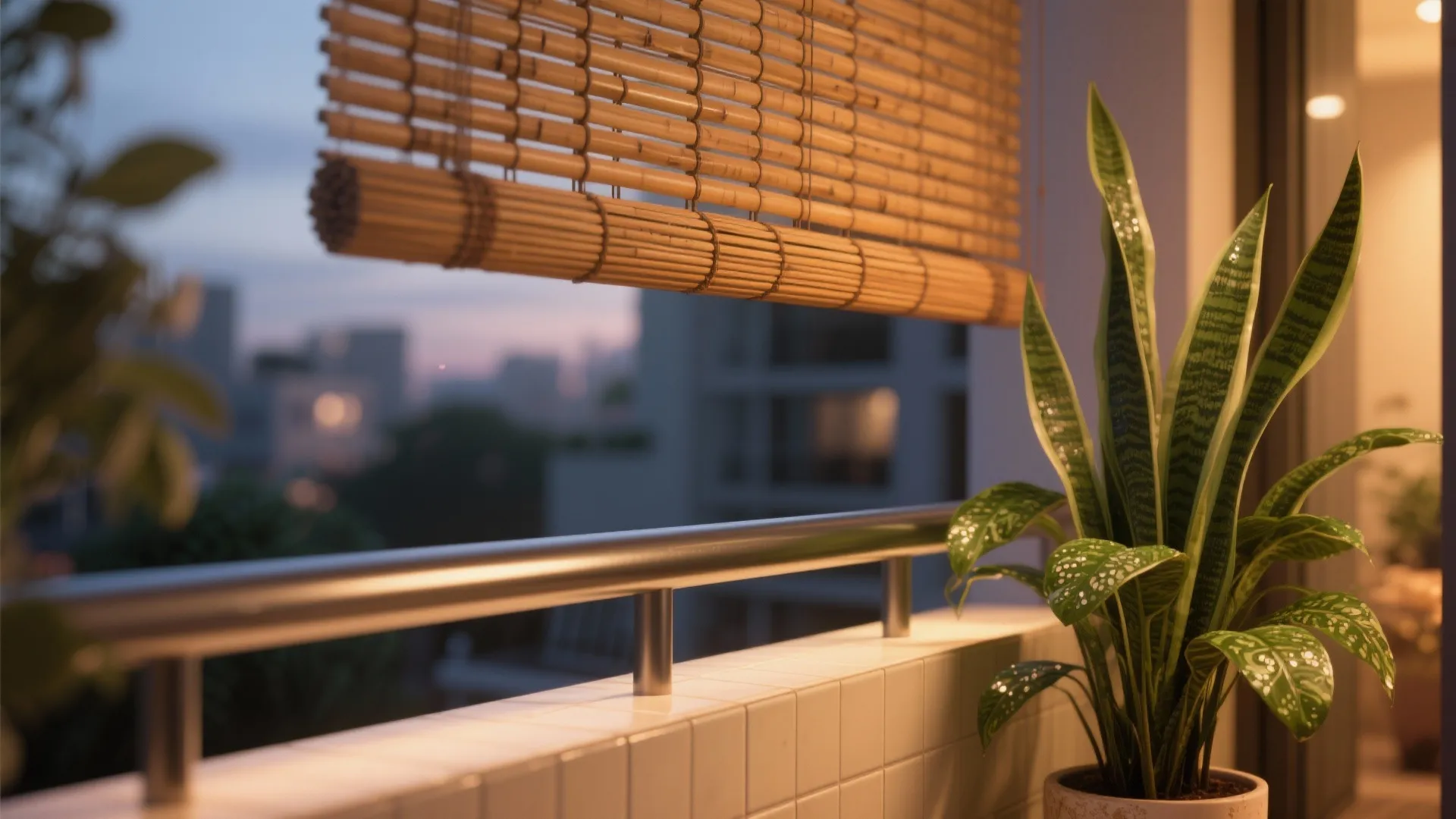 Balcony as utility + urban jungle (without losing serenity)
