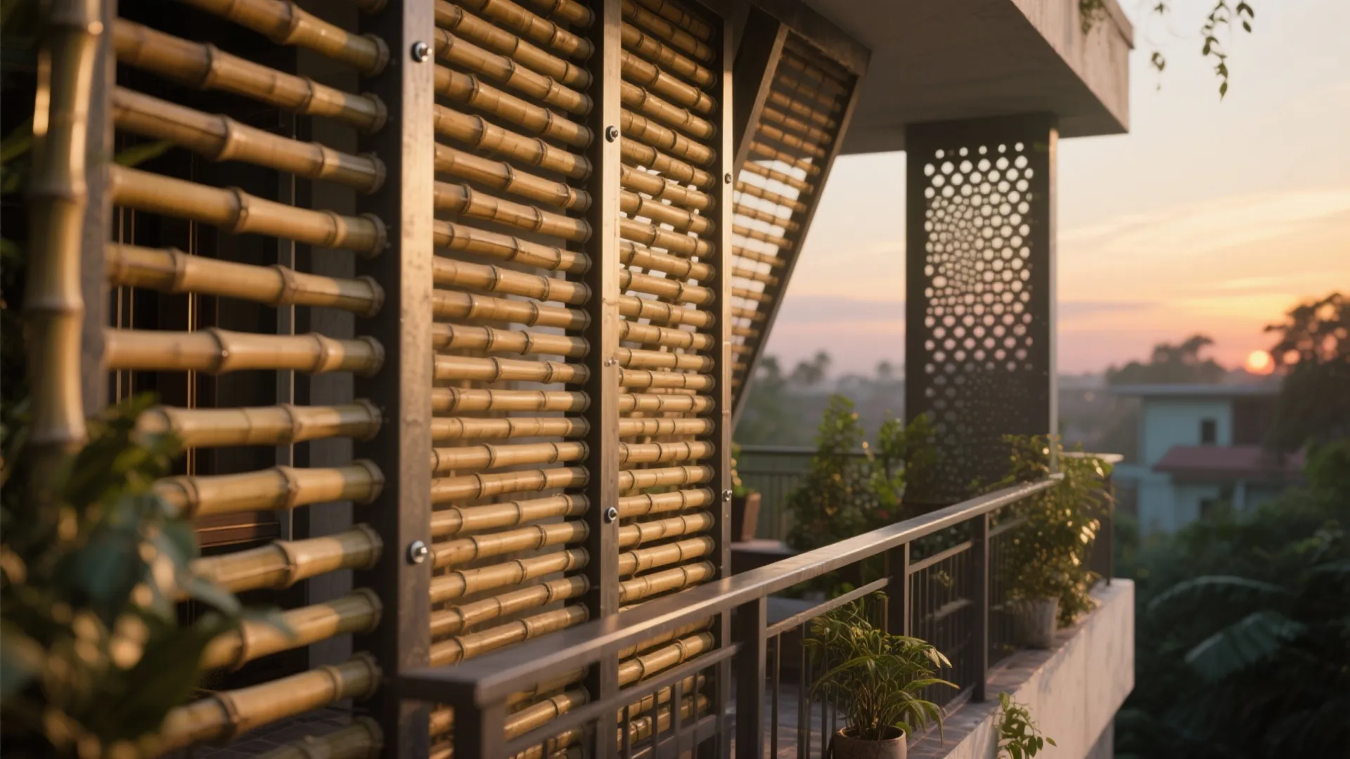 Privacy screens and wind control