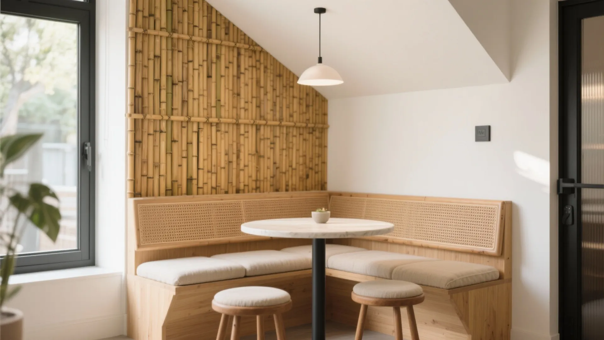 Bamboo and Rattan Feature Walls