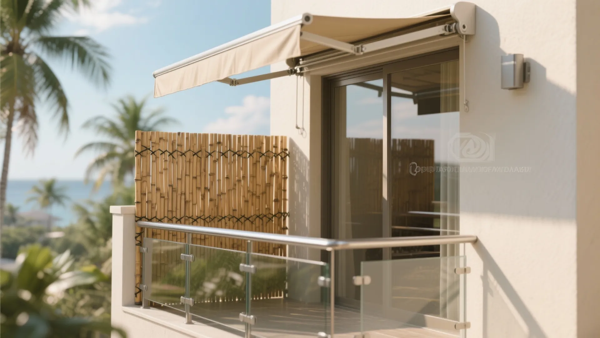 Shade and Privacy: Bamboo Screens and Retractable Awnings
