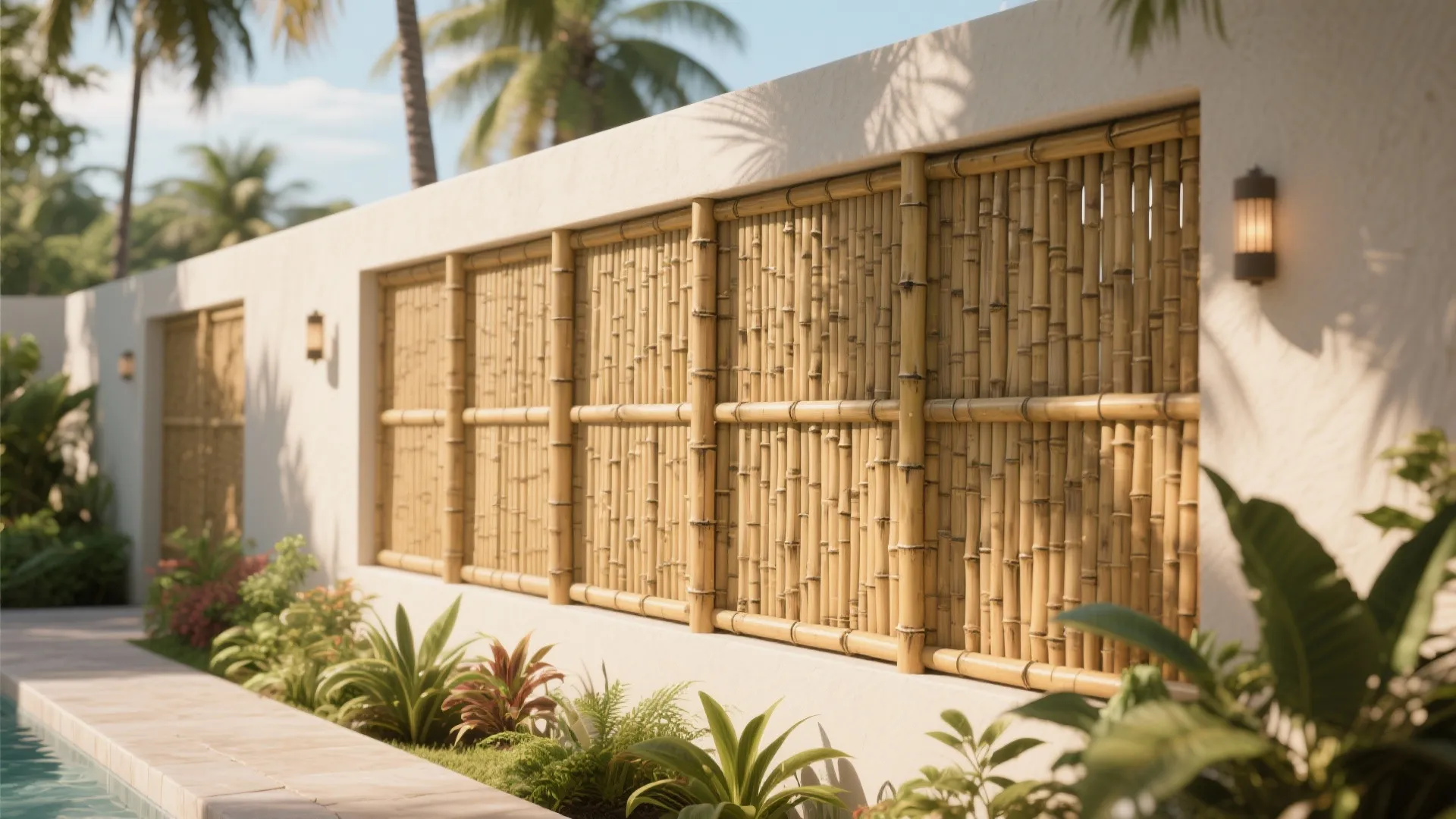 3. Bamboo Screens