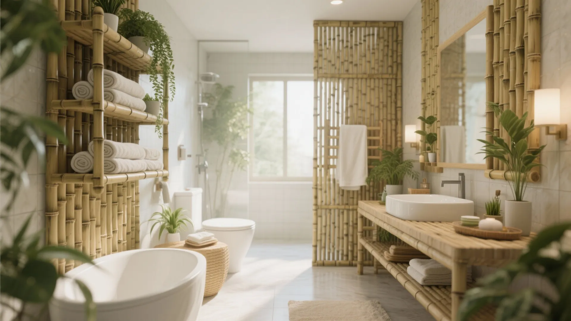 6. Bamboo Storage Units