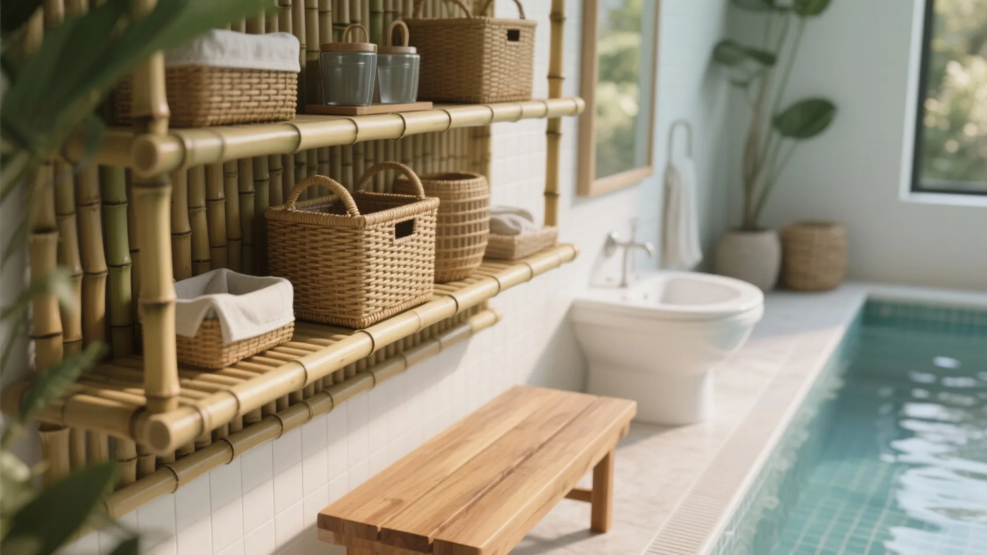 Tip 1: Tropical Touch with Durable Materials