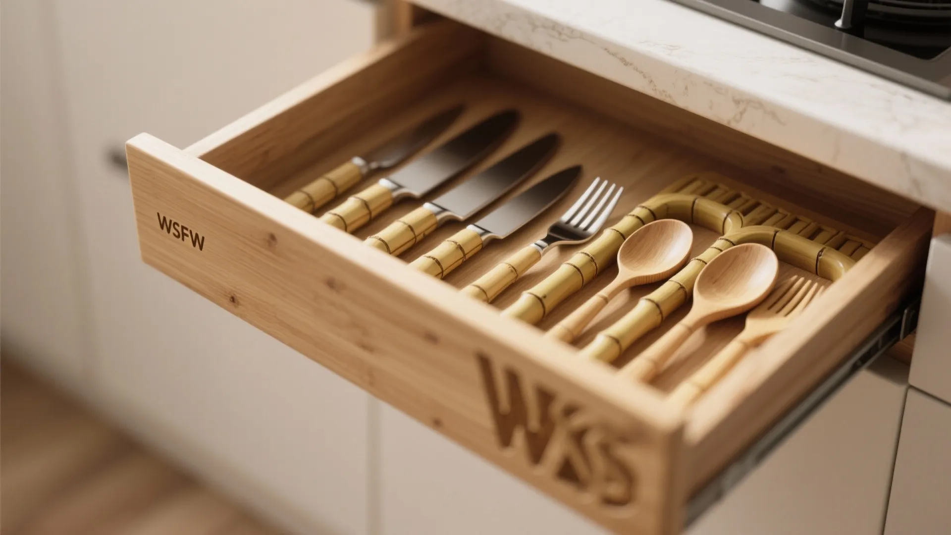 1. Custom inserts for utensils