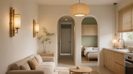 5 Bamboo Wall Light Ideas for Small Spaces