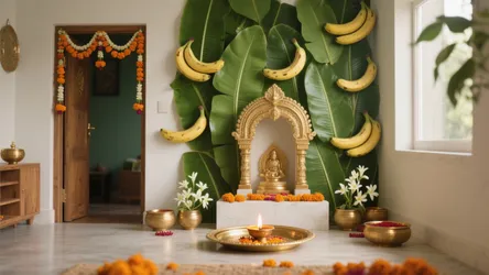 Banana Leaf Decoration for Pooja: 5 Designer Ideas