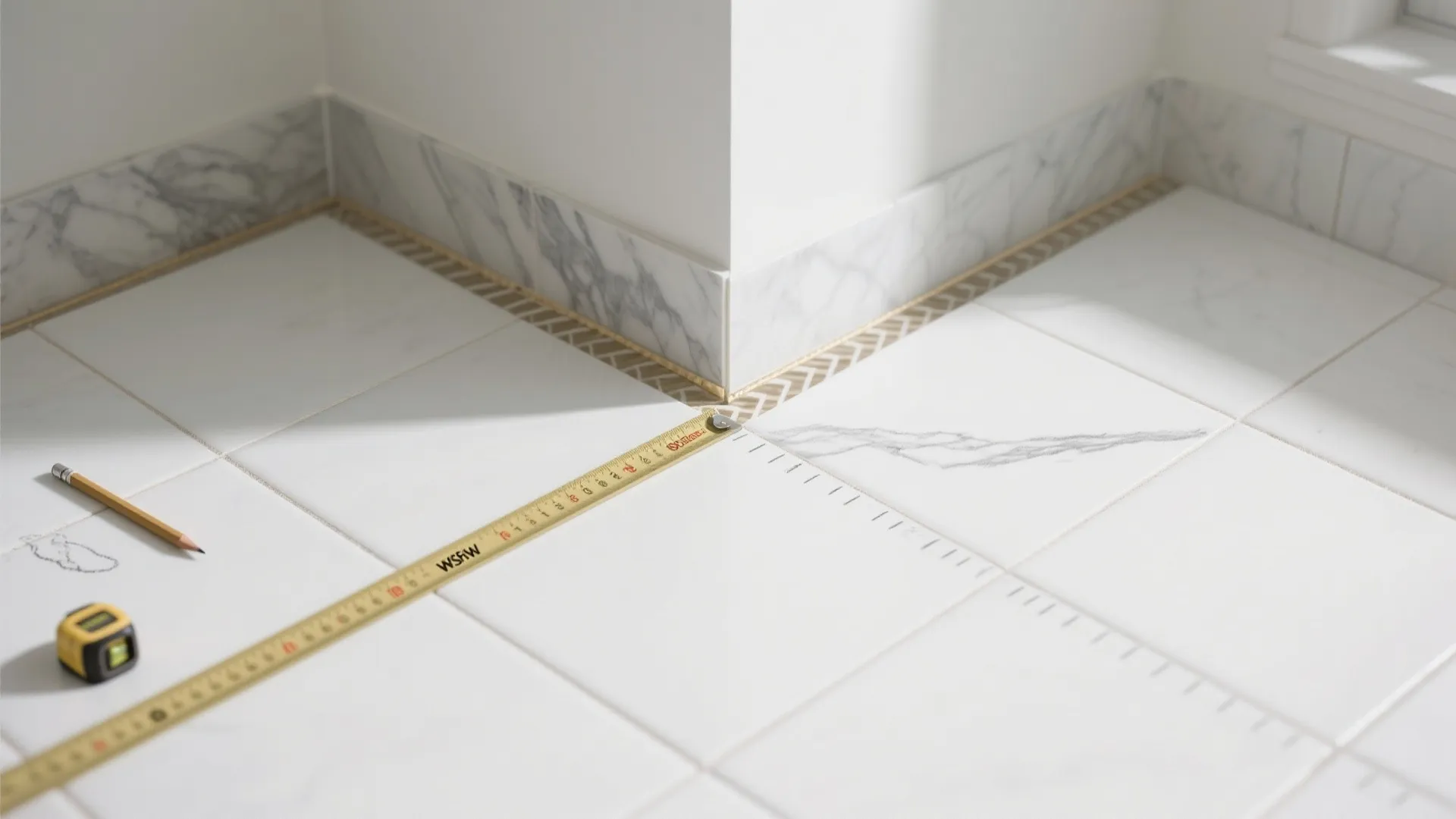 4) Draw a line: band, border, or pencil