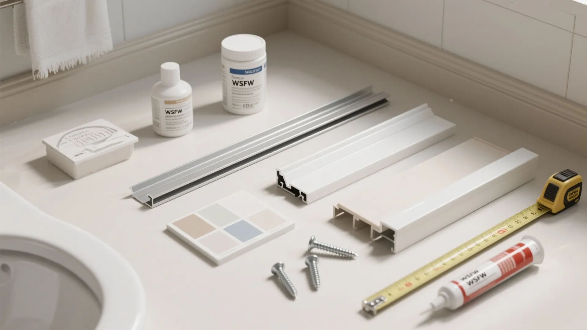 Patterned POP Bands to Frame Mirrors and Niches