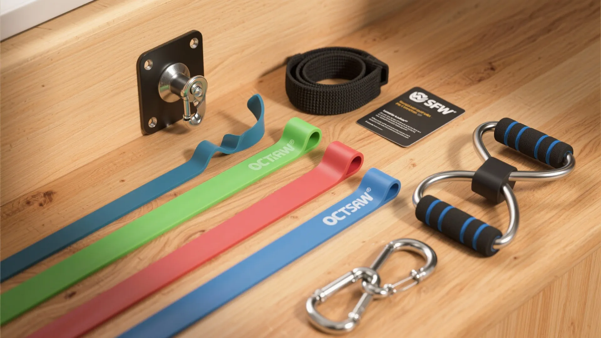 4. Resistance bands, anchors and door-mounted systems