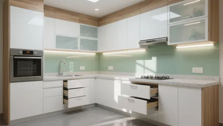 3 BHK Flat in Baner: 5 Kitchen Design Ideas