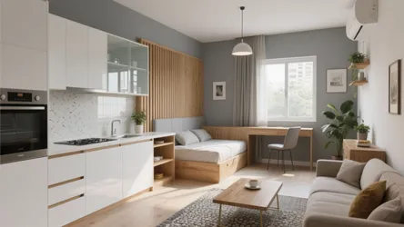 1 BHK Studio Apartment in Bangalore: 5 Smart Design Ideas