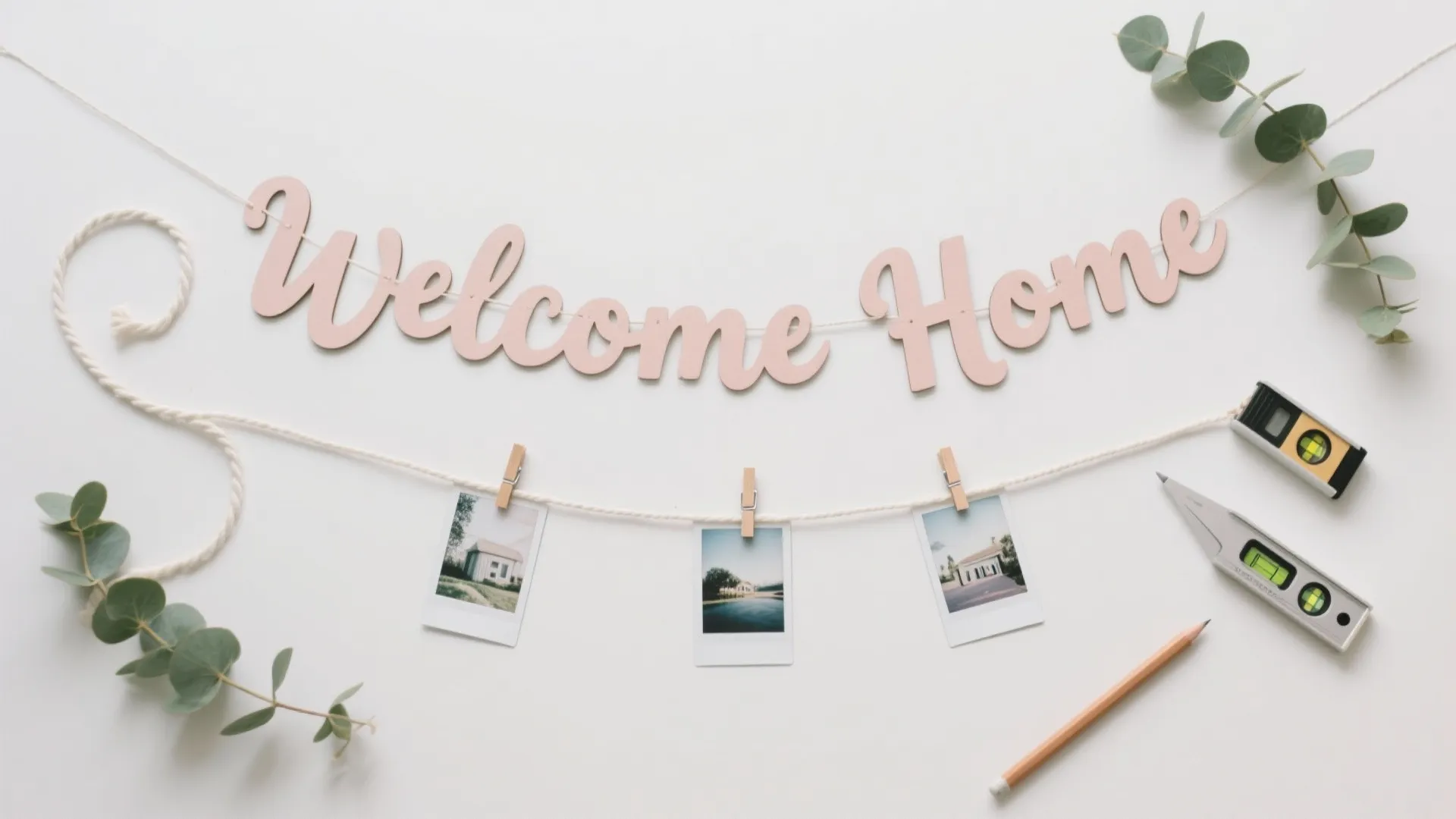 Welcome Banner + Photo Timeline Wall