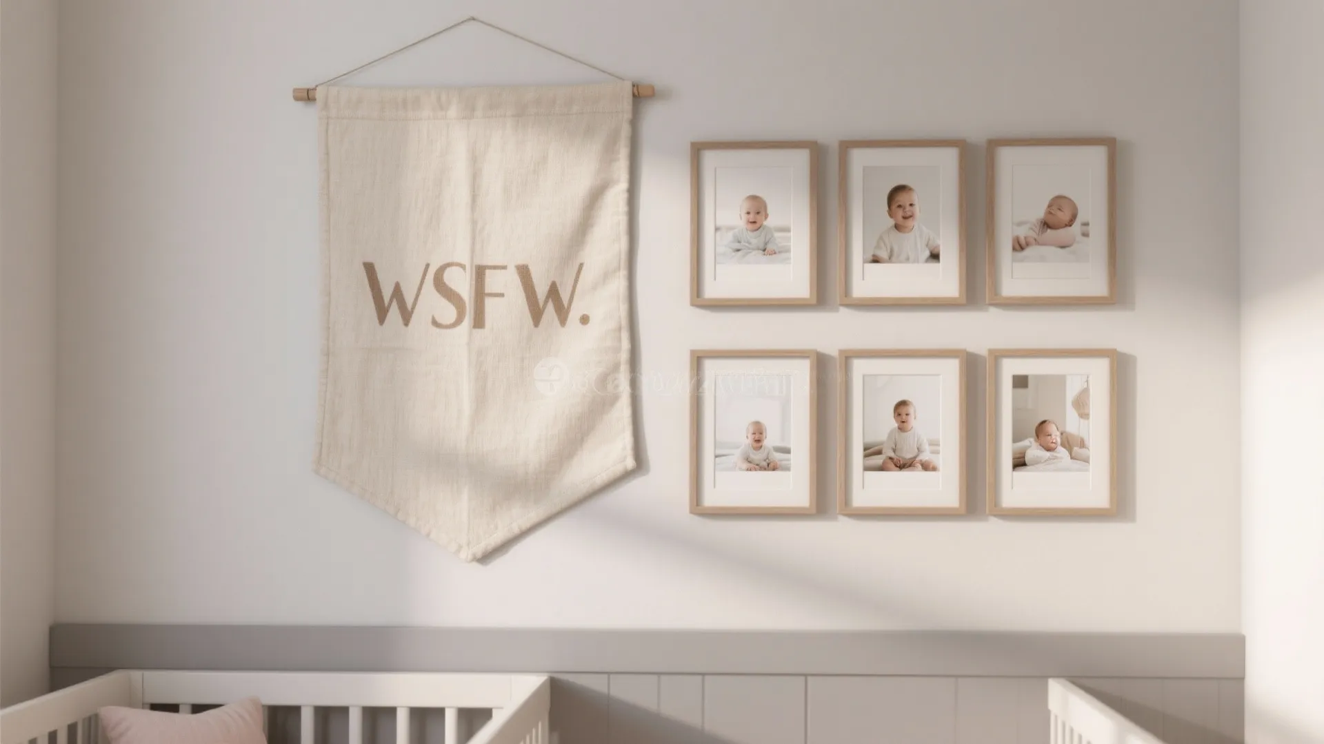 Oversized Welcome Banner & Photo Wall