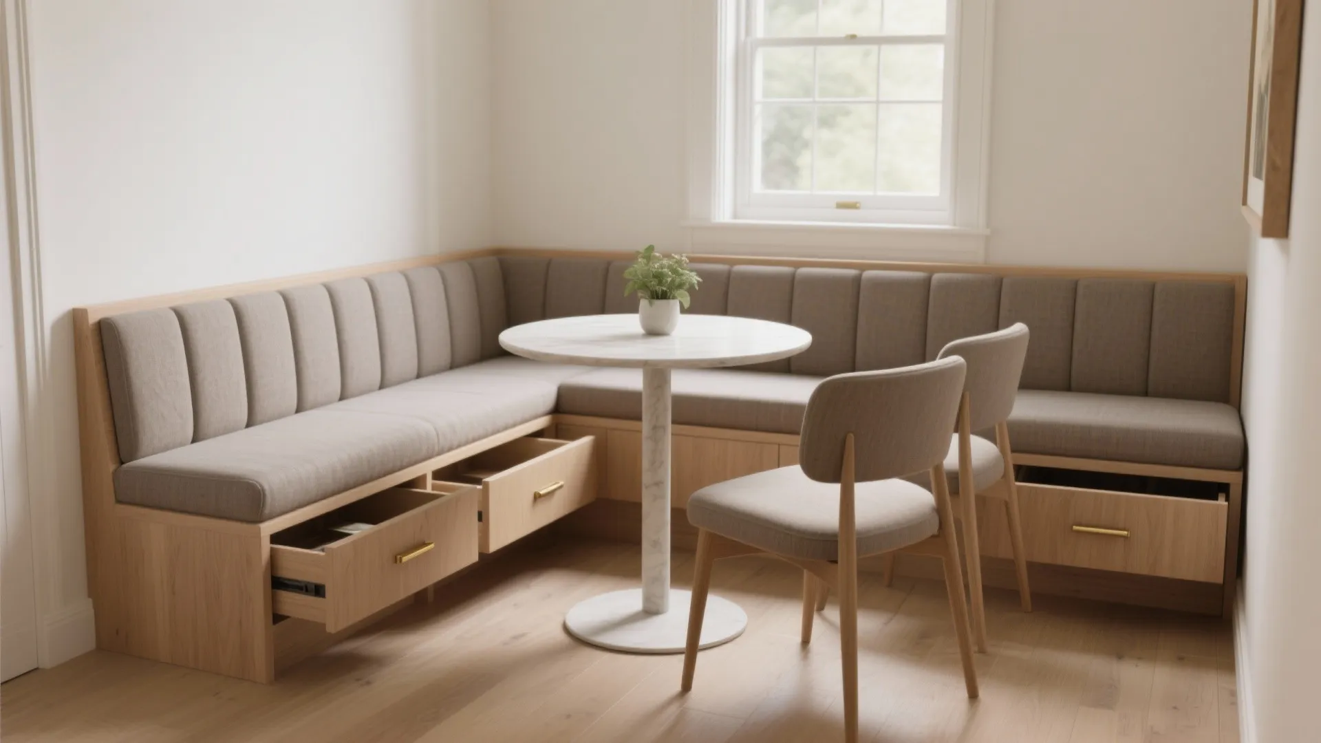 Built-in Banquette With Storage (The Space Multiplier)