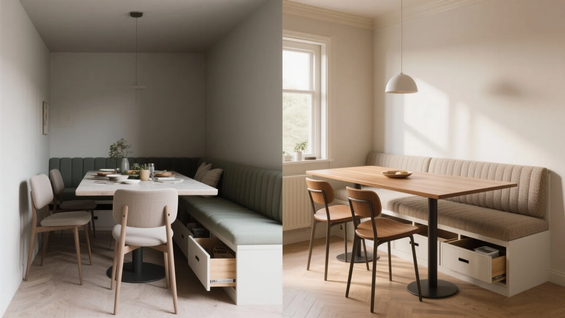 5. Flexible dining: banquettes, foldables, and adjacency planning