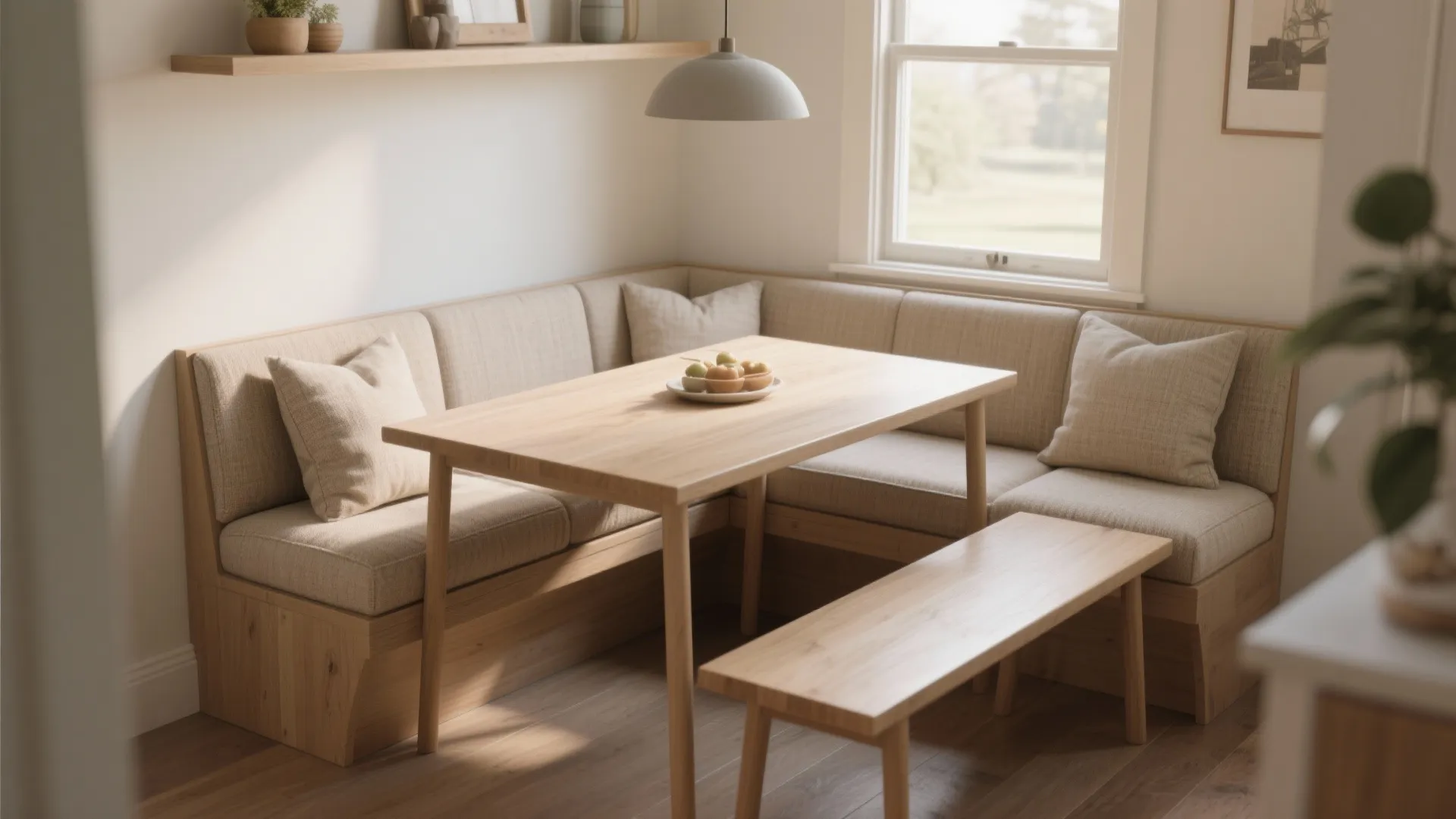 Tip 3: Bench seating and banquettes save space