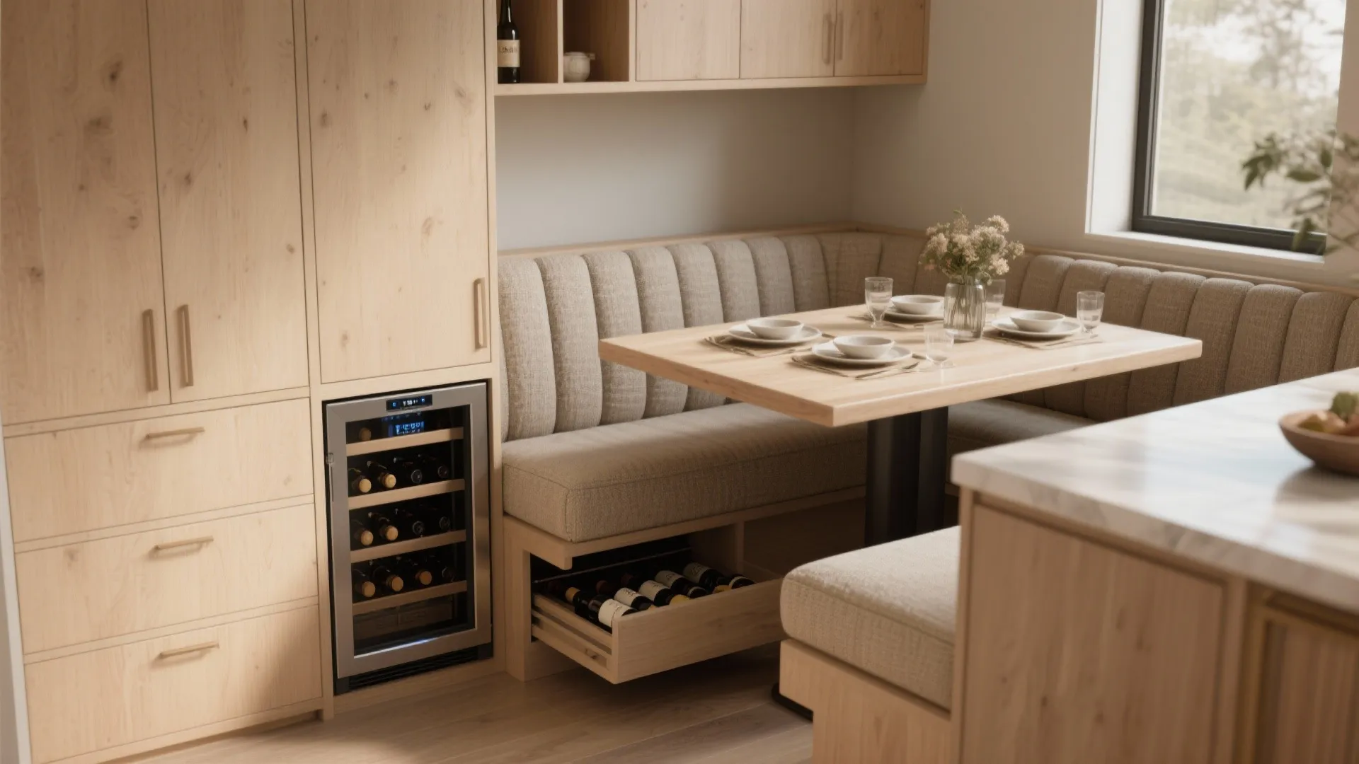 4. Bench Seating and Built-In Banquettes