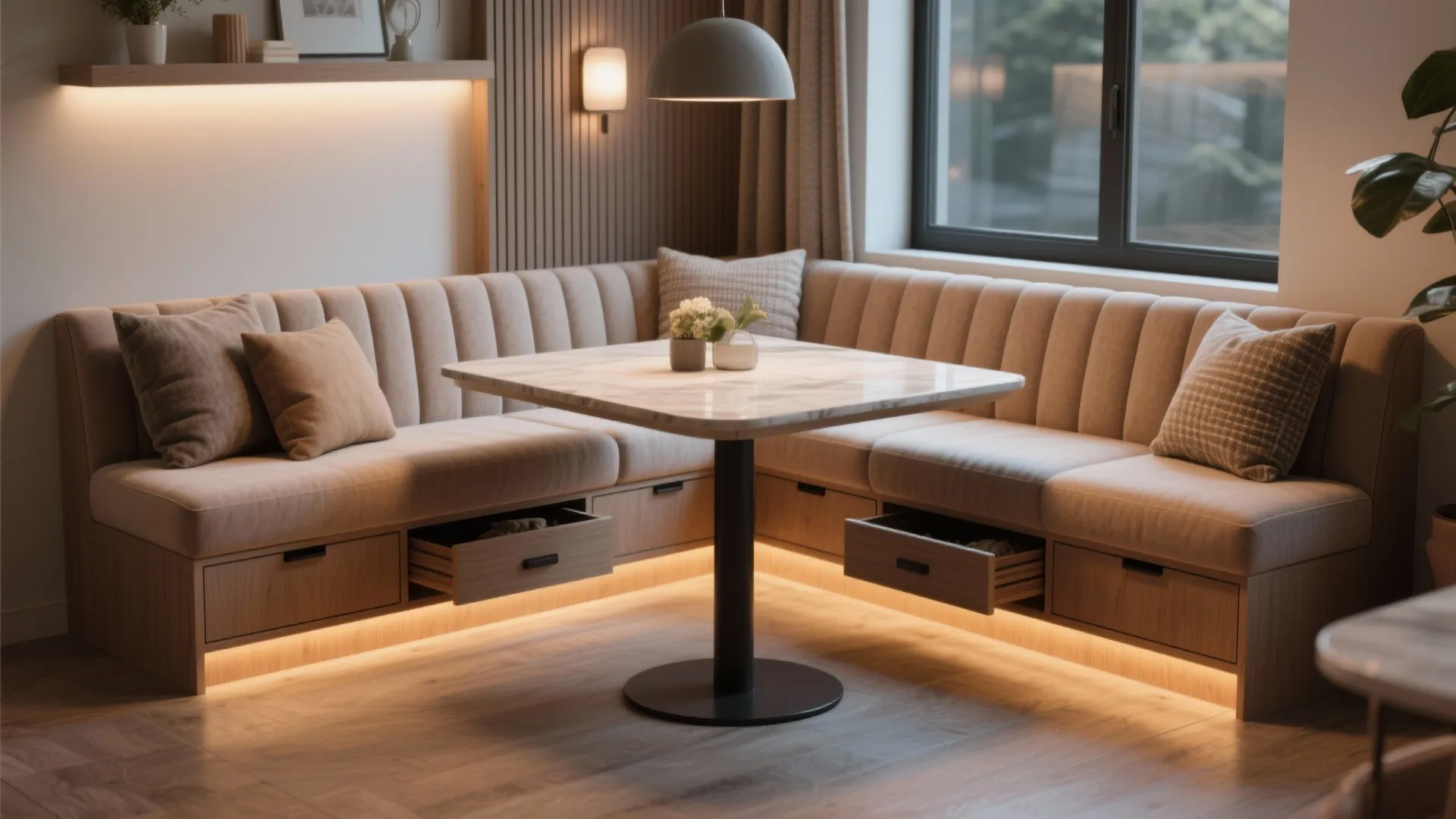 7. Built-In Banquette