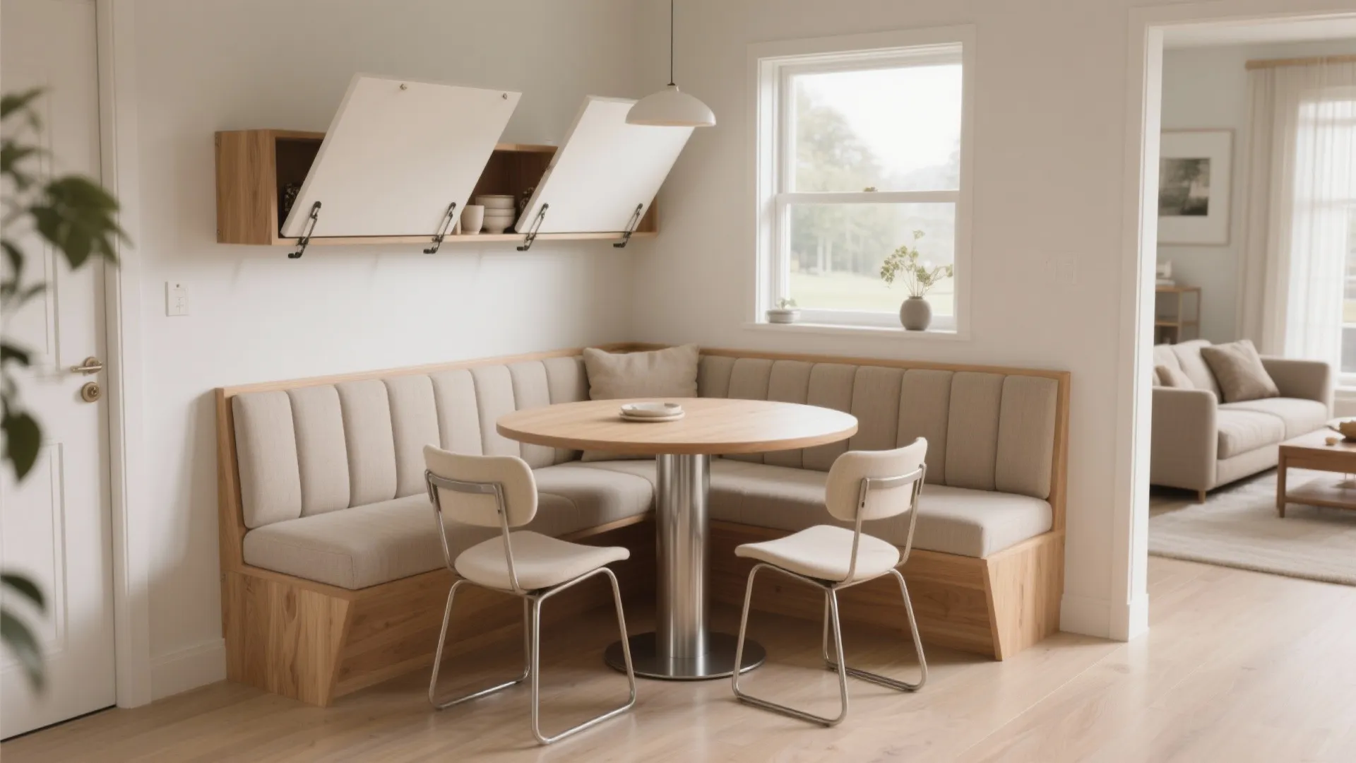 Banquette Seating and Flexible Dining
