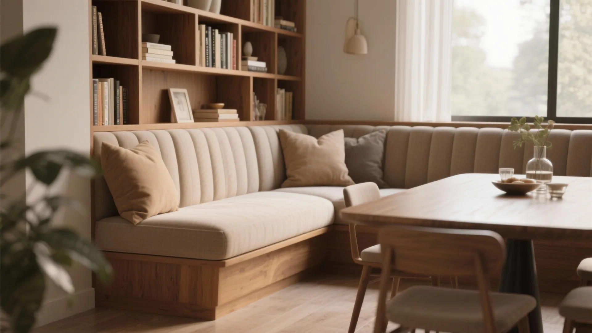 1. Use a Banquette as a Bridge