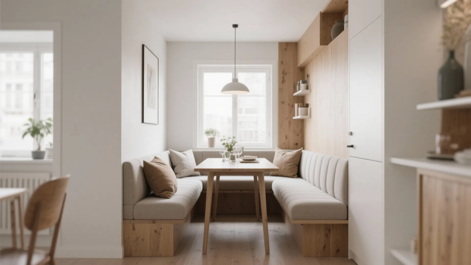 1. Banquette-Style Comfort