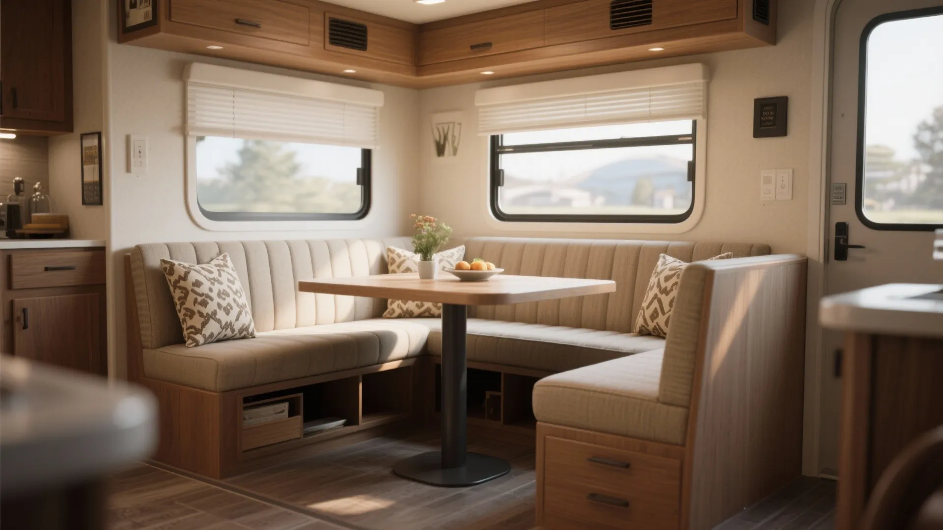 3. Built-in Banquette Seating