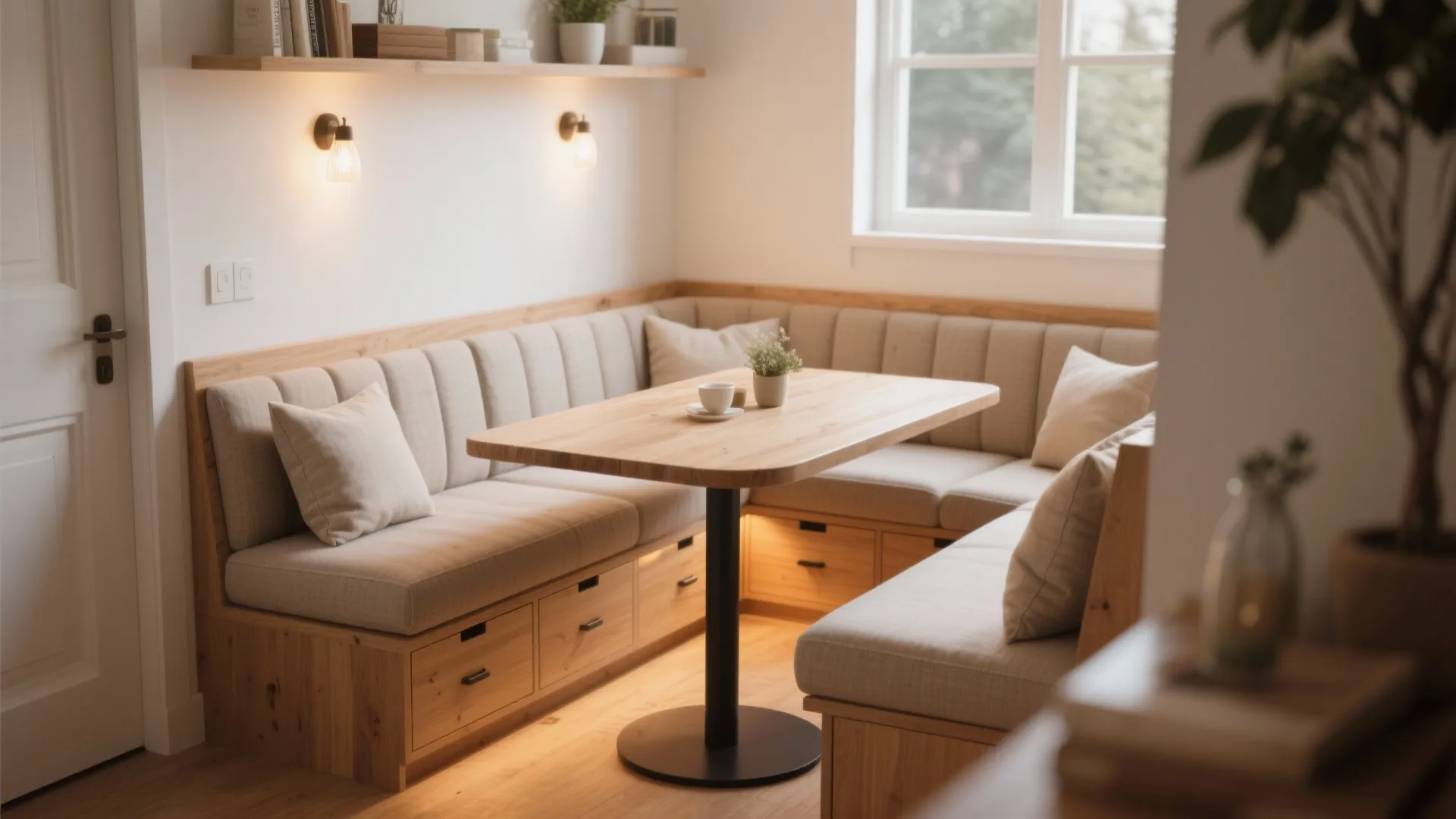 3. Built-in Banquette Seating