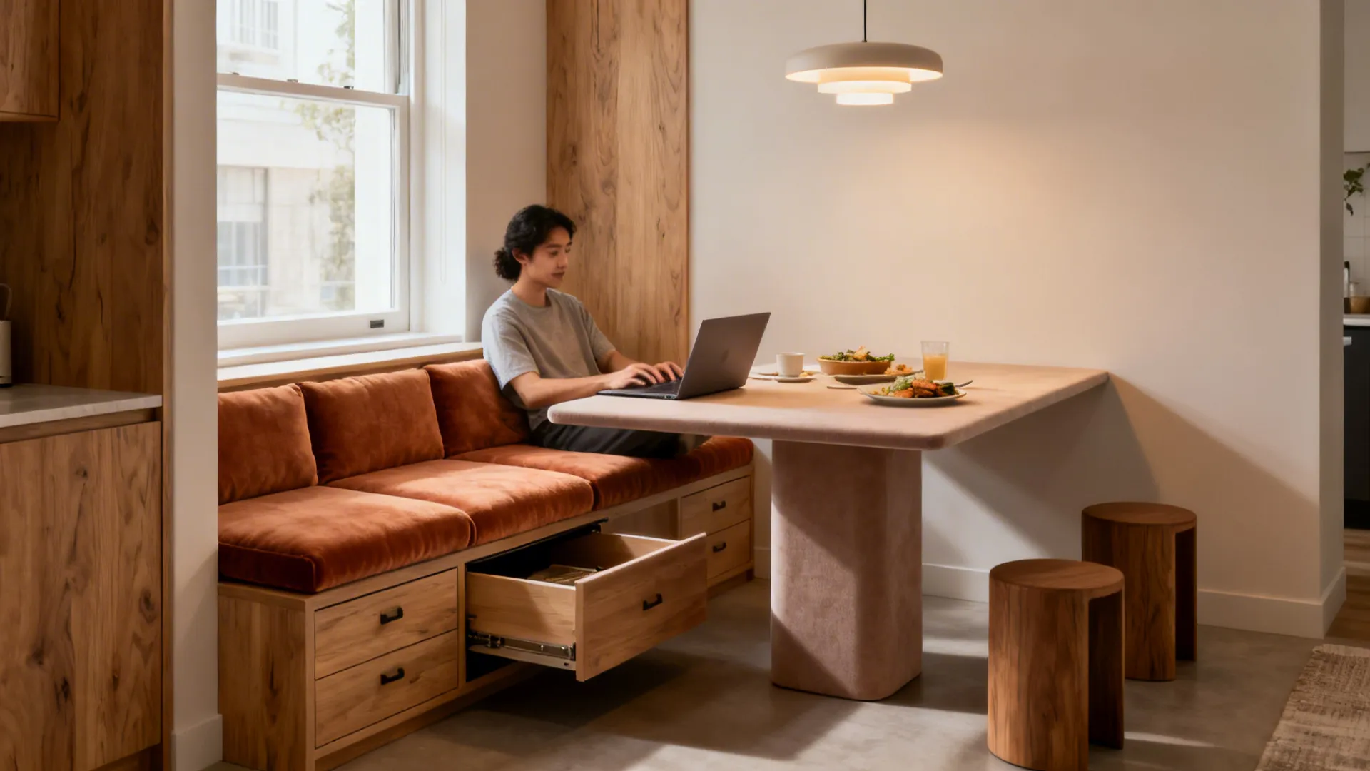 4) Dining Nook That Works Double-Time