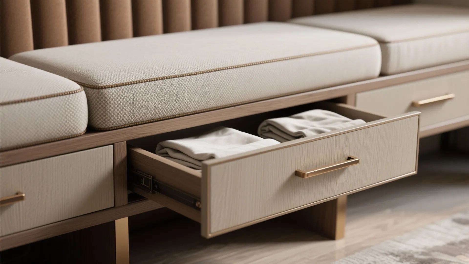 Elegant Storage: Built-Ins, Banquettes, and Slim Consoles