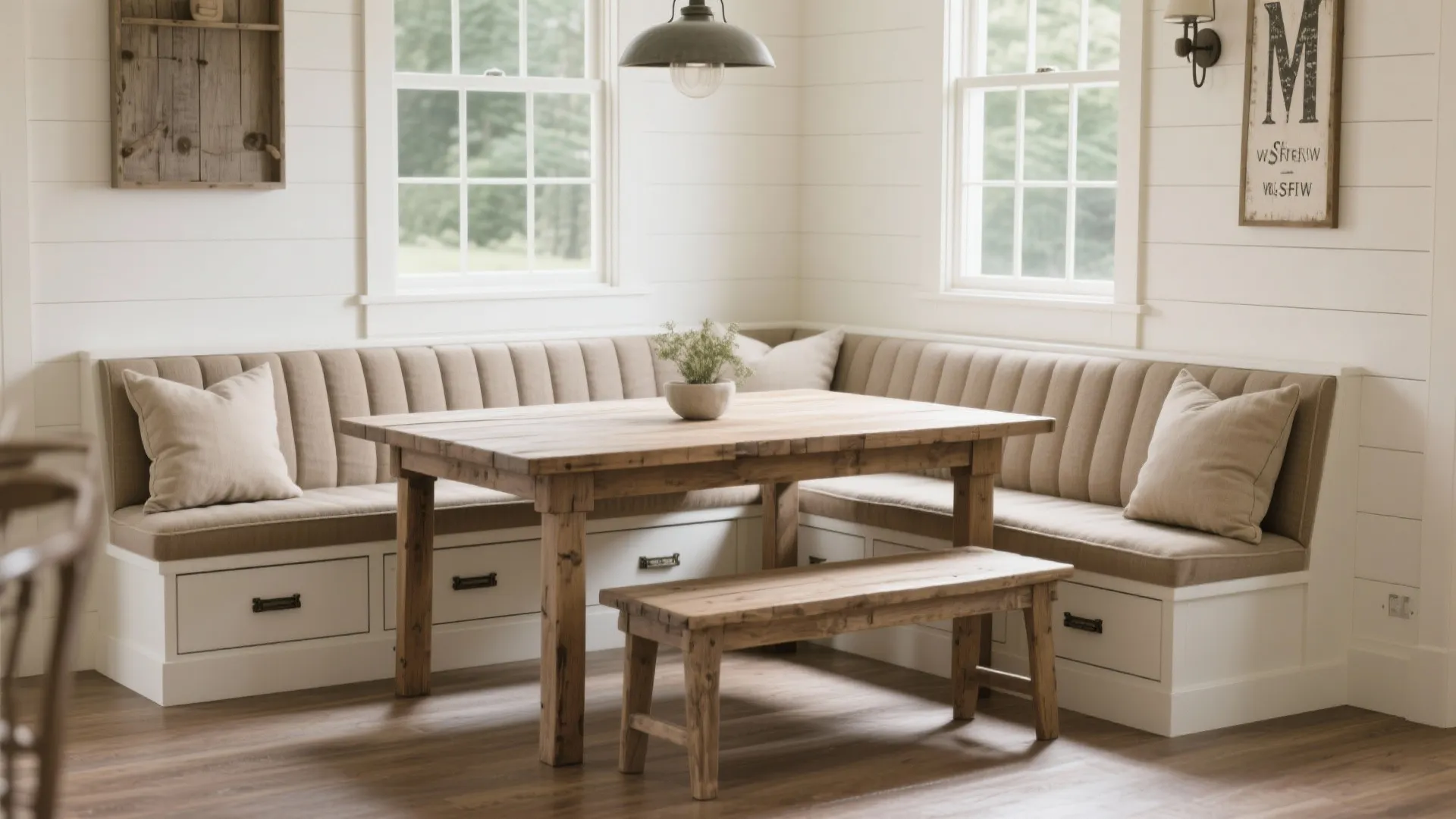 10. Built-In Banquette + Table