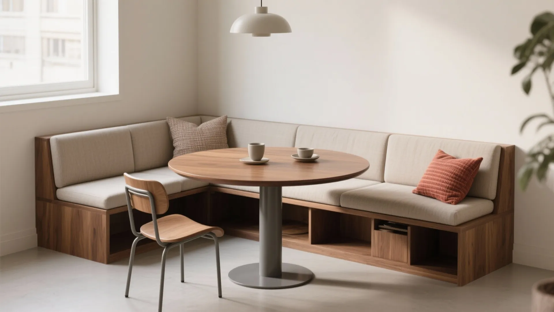Banquette + Flex Table: Dining That Adapts Daily
