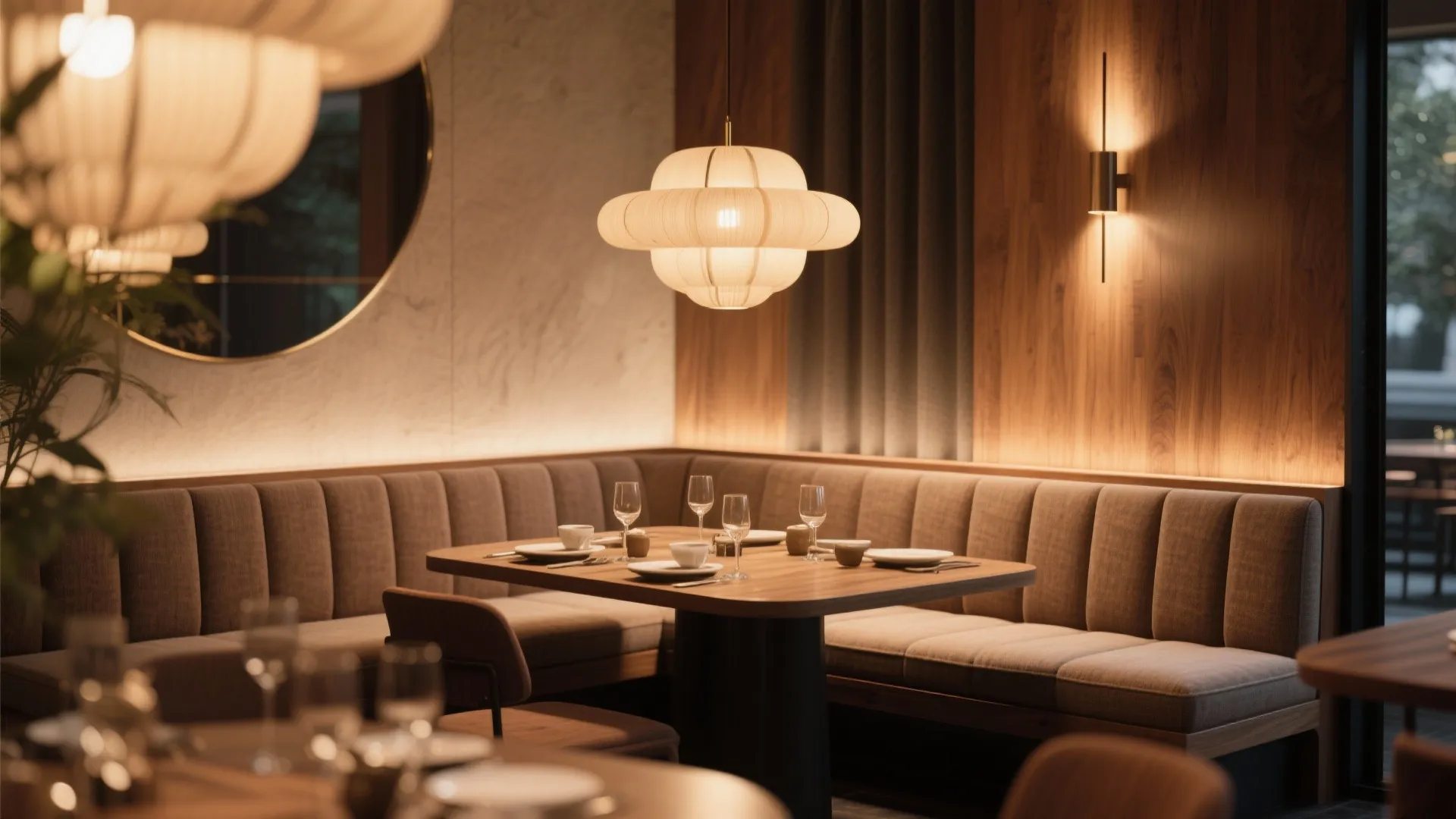 7. Statement Lighting Above