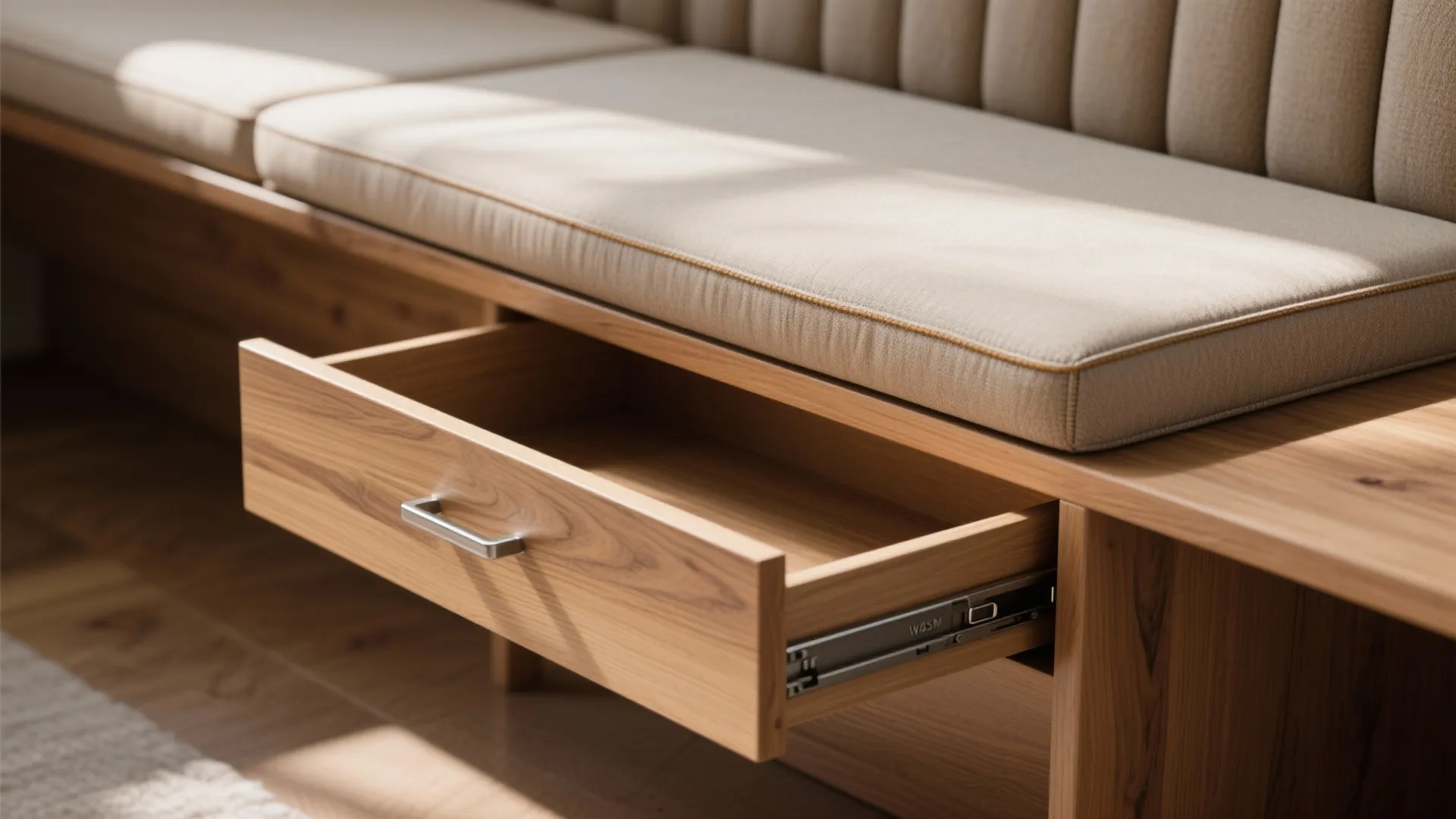 Banquette + Extendable Table: One Wall, Many Functions