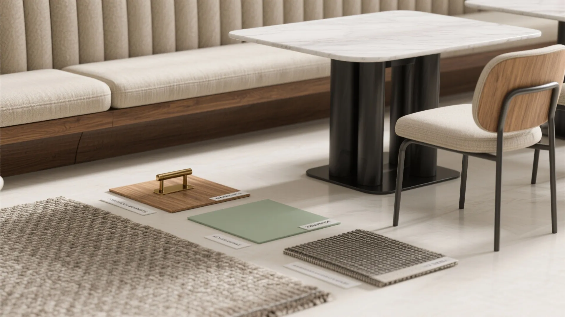 Back-of-sofa banquette