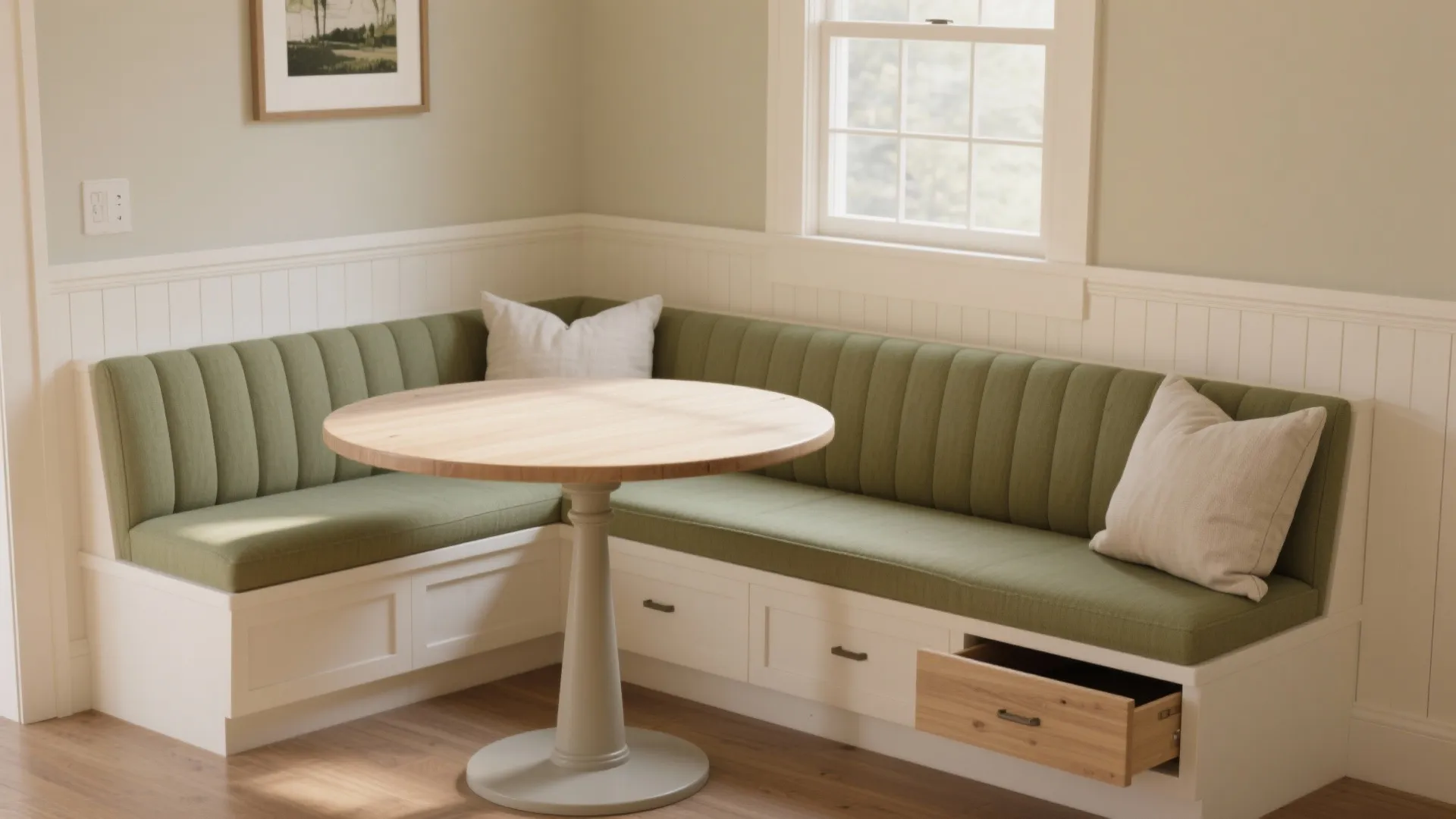 Built-in Banquette Dining Nook