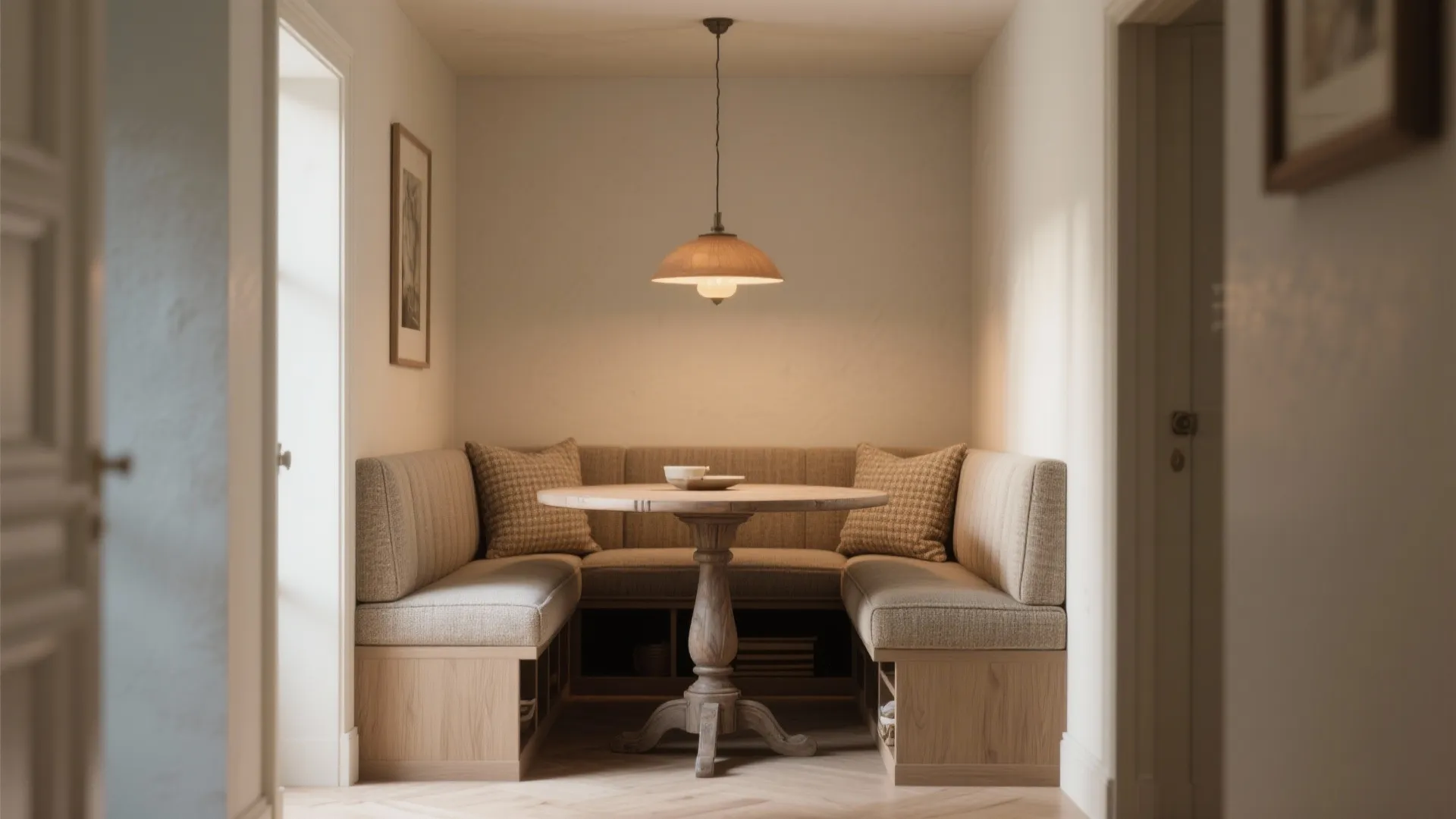 2. Create a built-in banquette nook