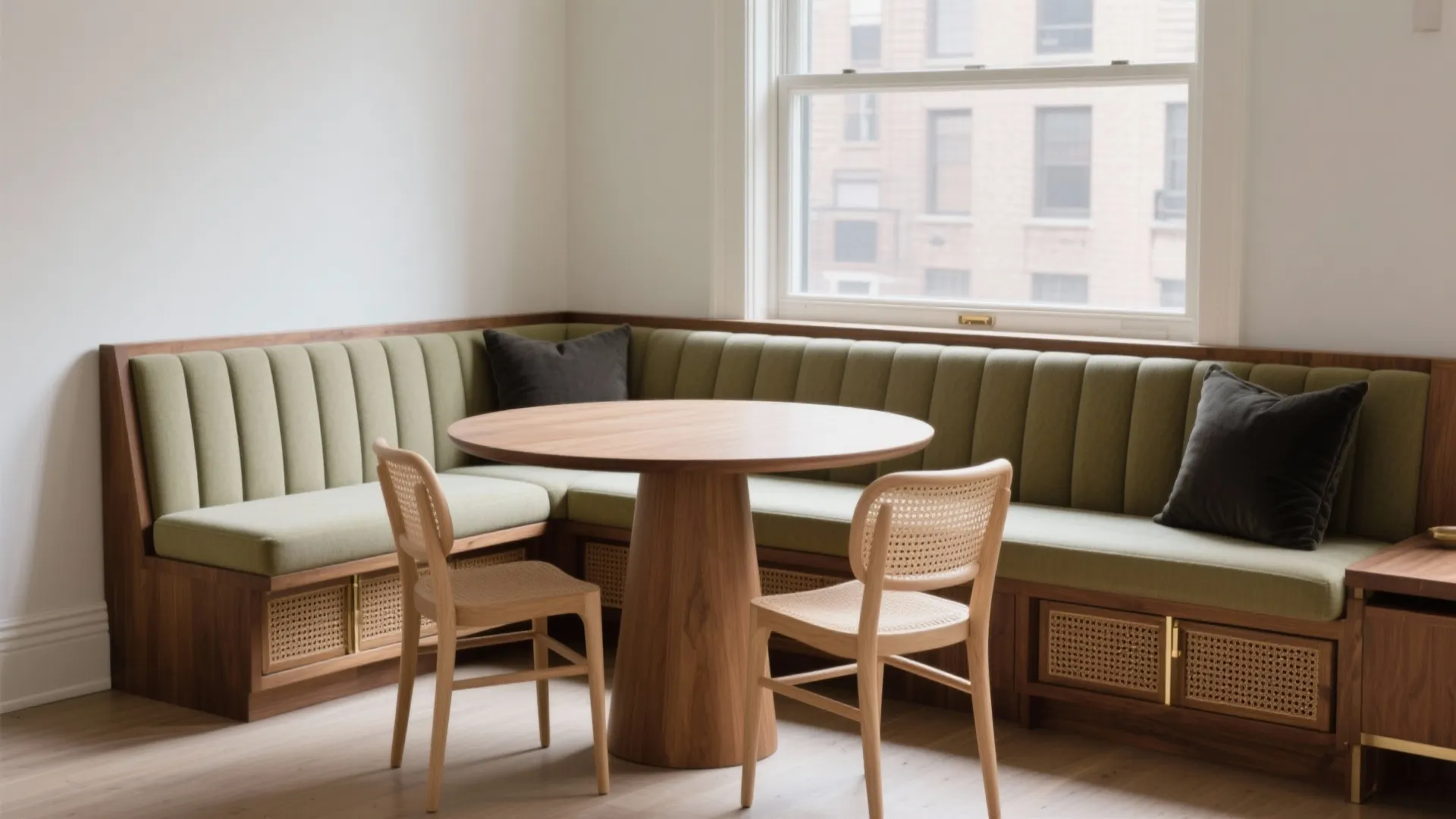 Built-in Banquette & Flexible Seating