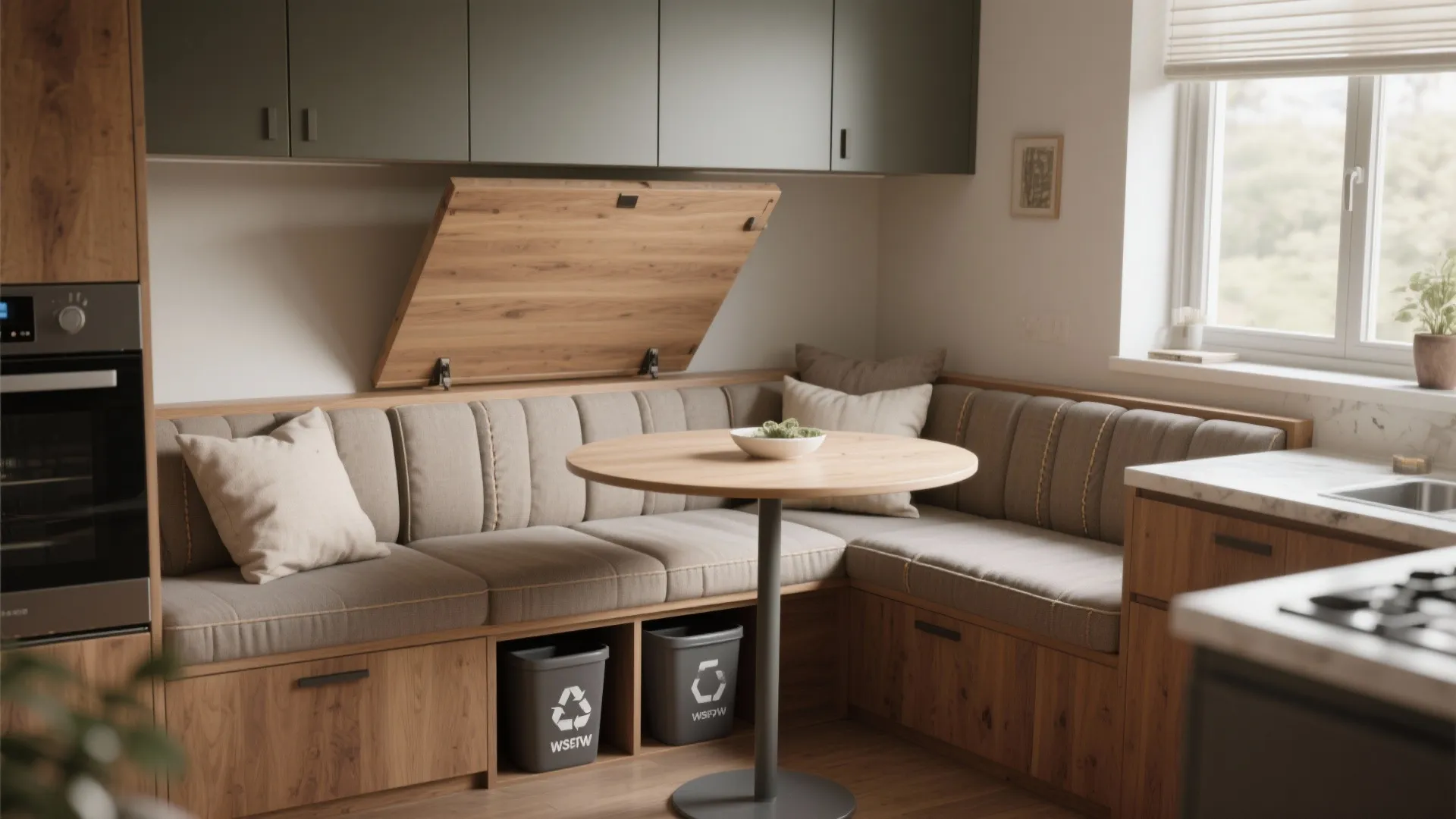 4. Integrated Seating Nooks