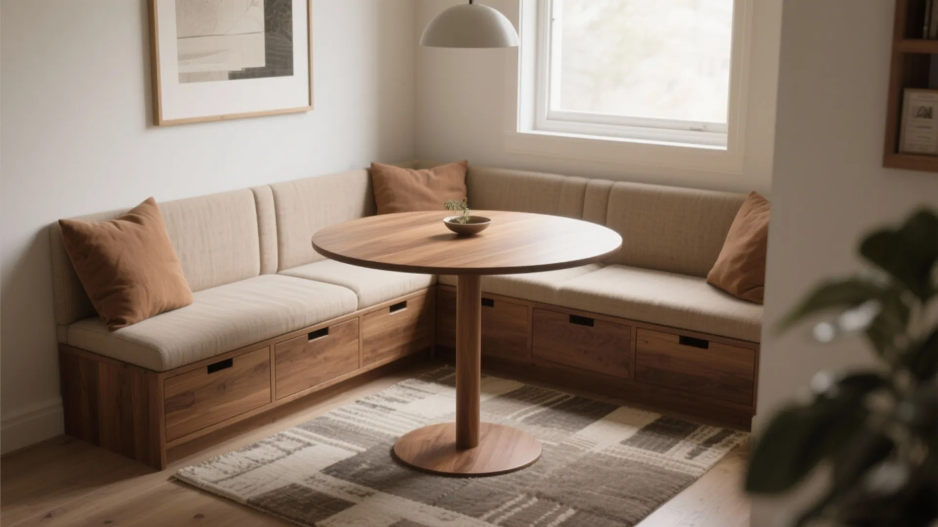 1. Go round with a banquette