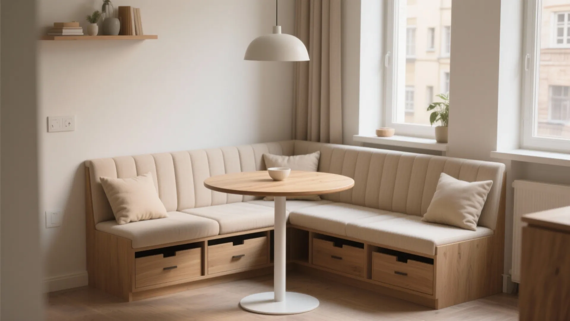 1. Built-in Banquette Seating